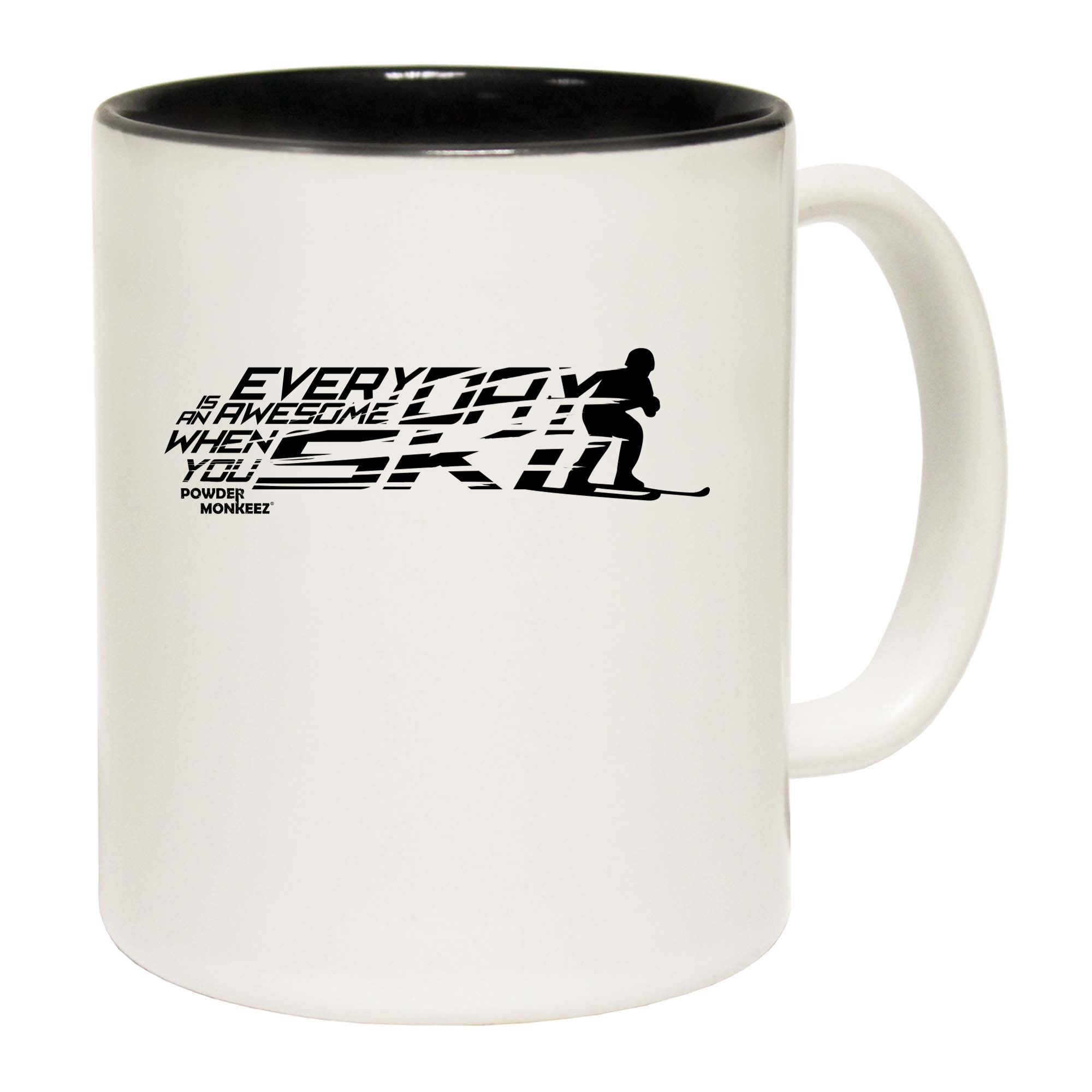 Pm Everyday Is Awesome When You Ski - Funny Coffee Mug