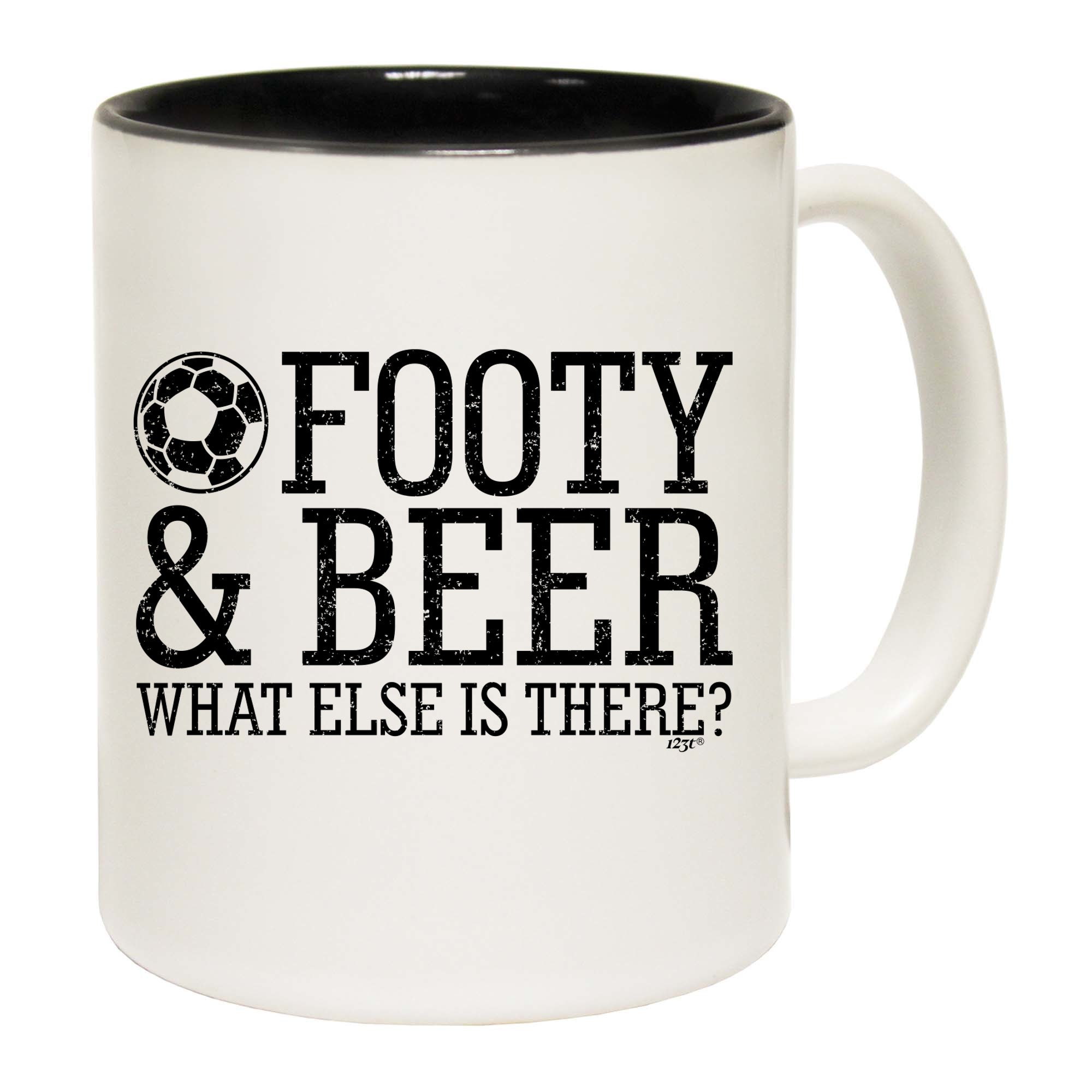 Football And Beer What Else Is There - Funny Coffee Mug Cup