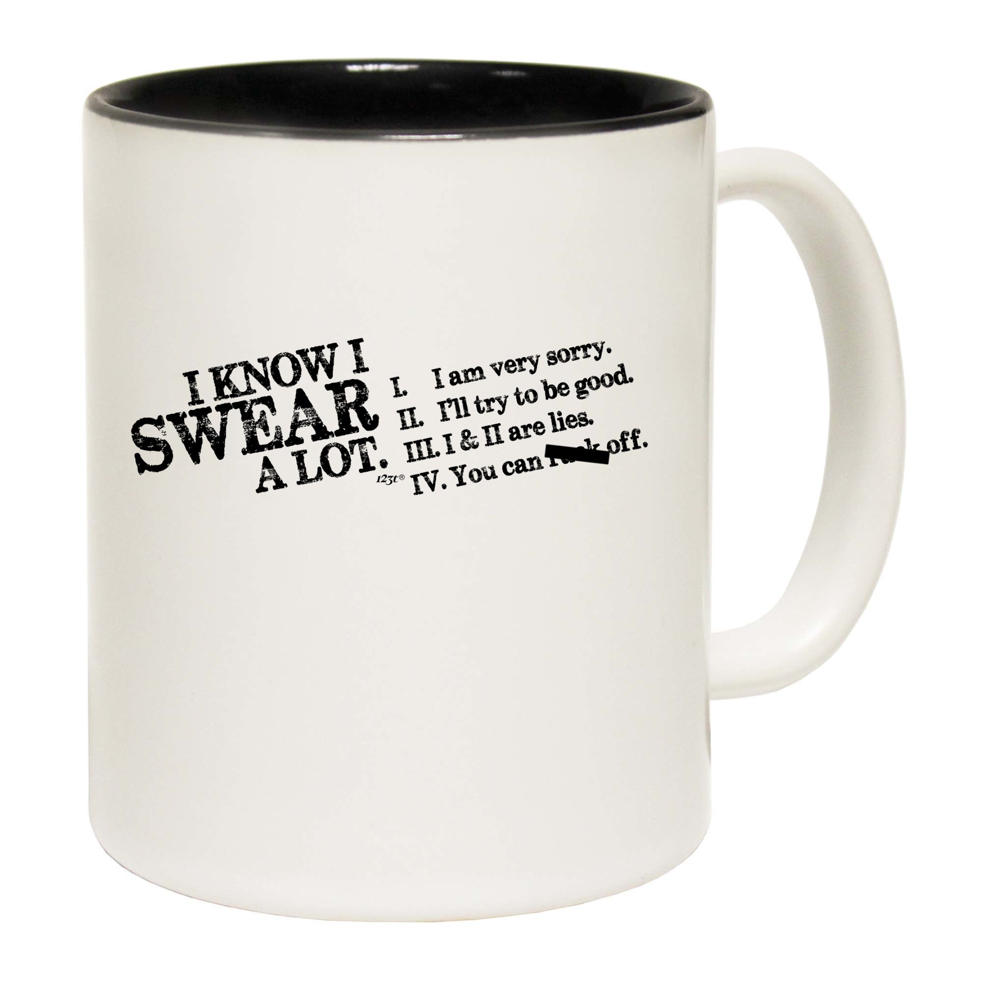 Know Swear A Lot - Funny Coffee Mug