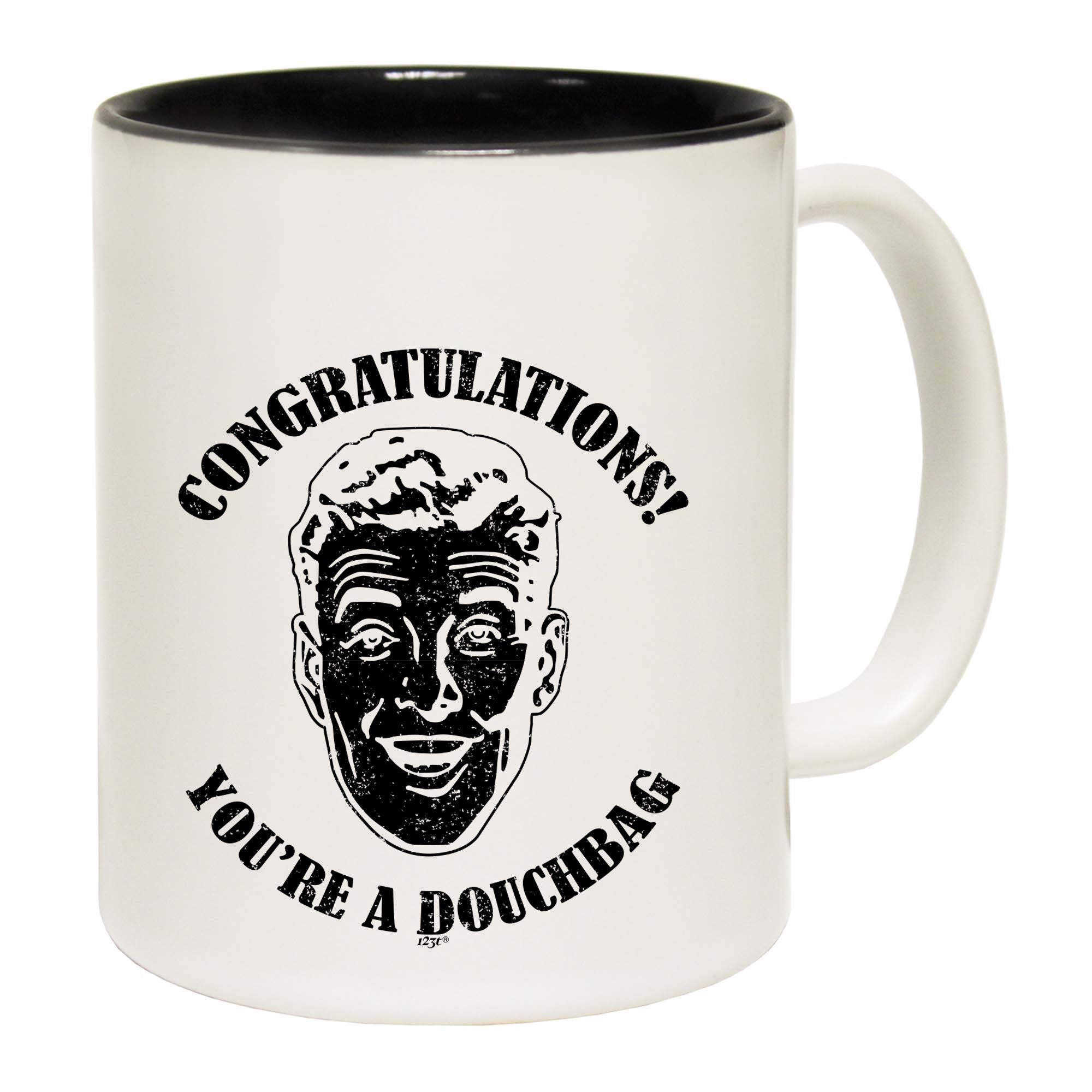 Congratulations Douchbag - Funny Coffee Mug Cup
