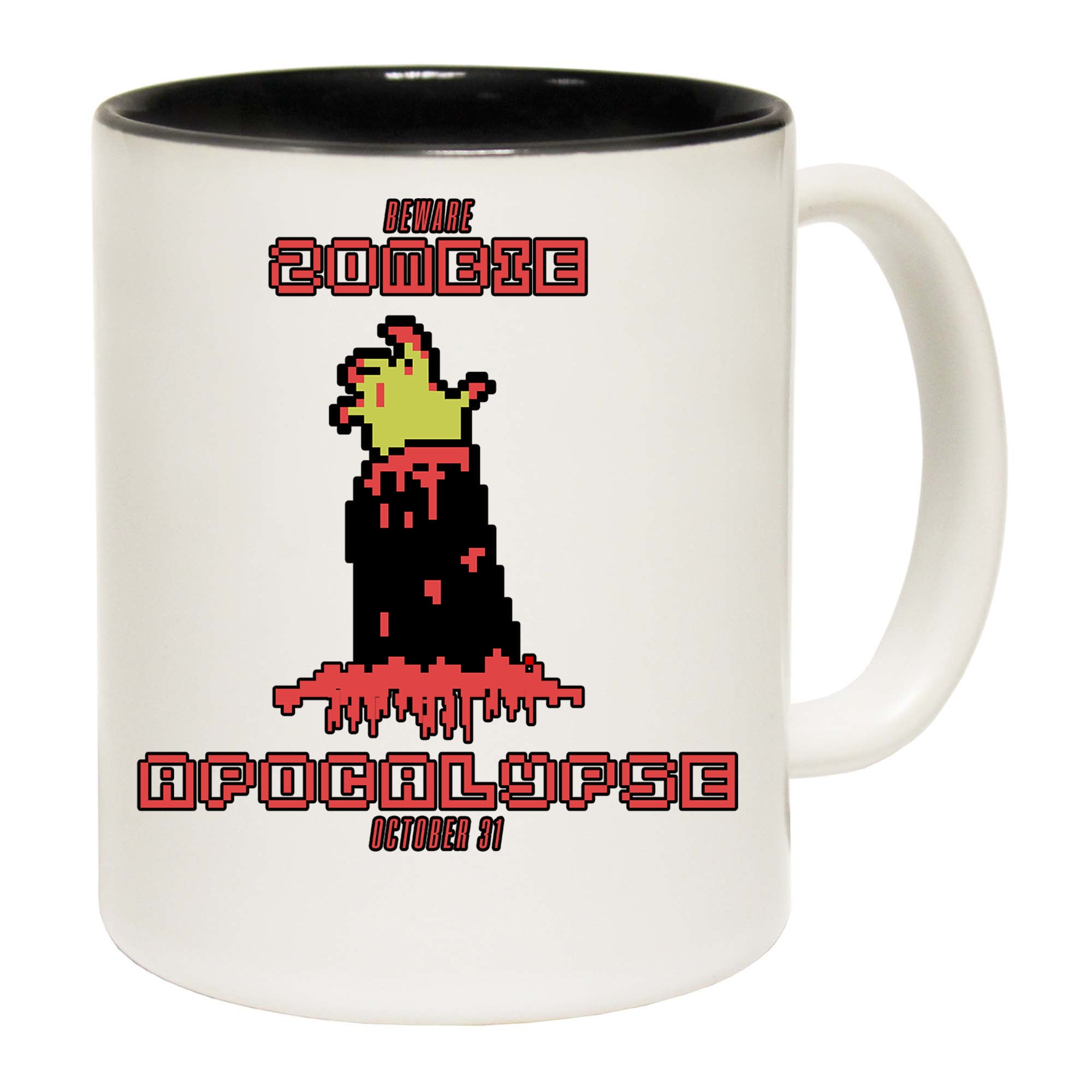 Beware Zombie Apocalypse Halloween - Funny Coffee Mug