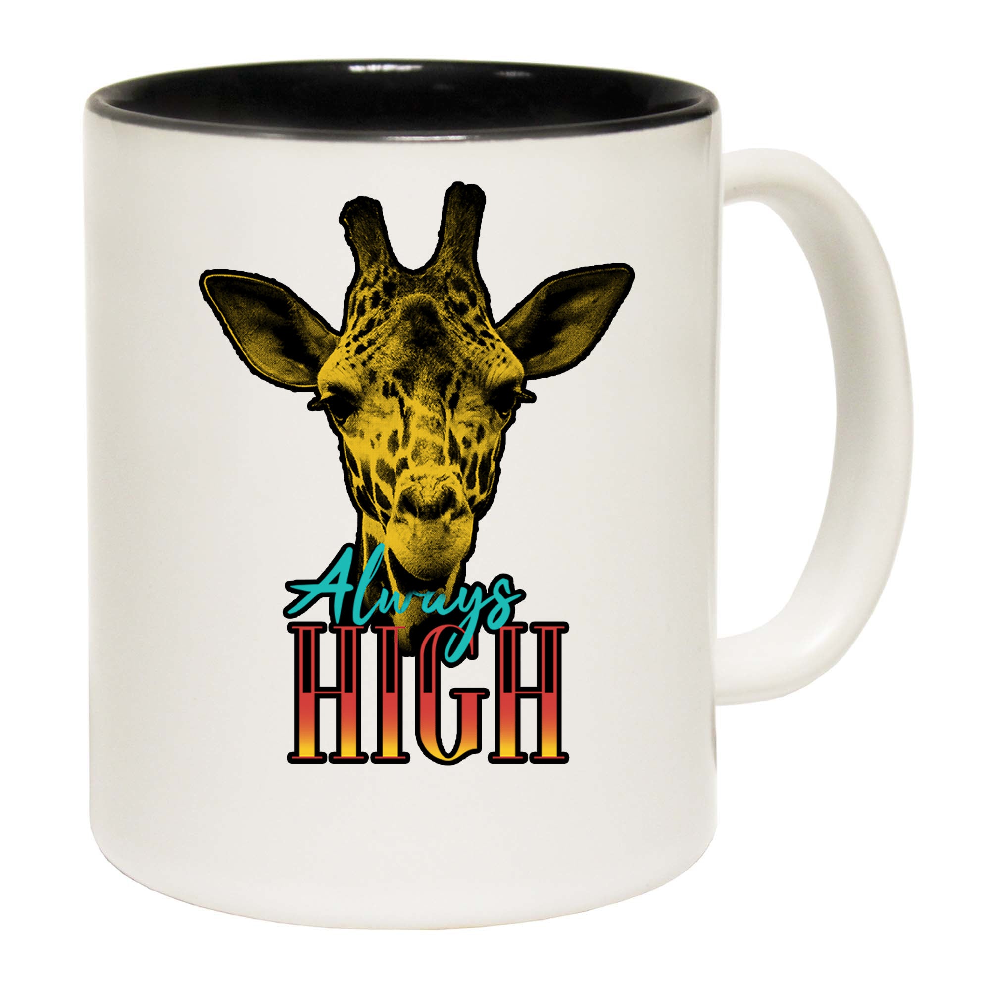 Always High Giraffe - Funny Coffee Mug