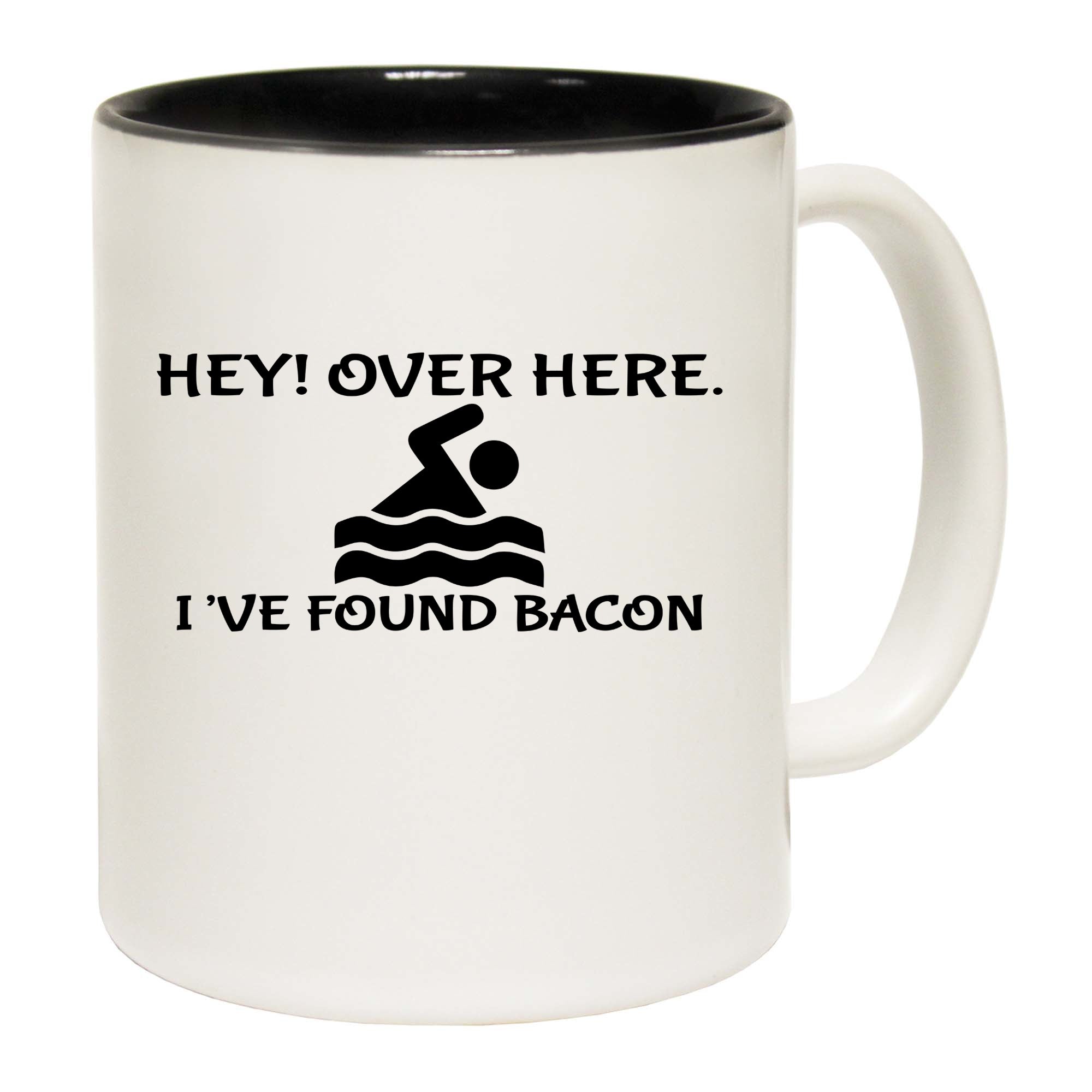 Hey Over Here Ive Found Bacon - Funny Coffee Mug