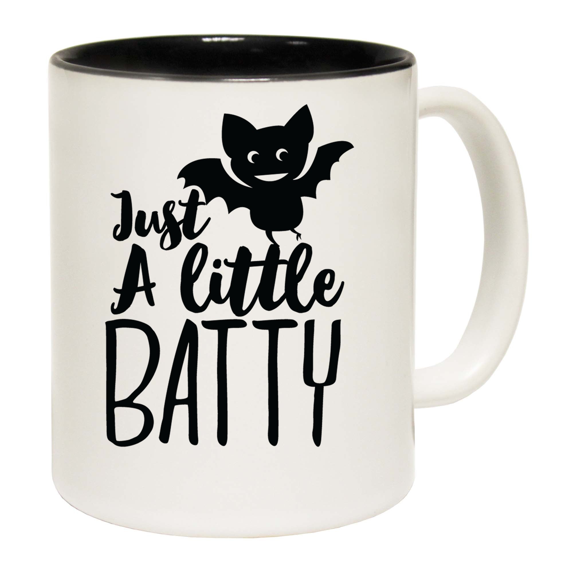 Just A Little Batty Halloween - Funny Coffee Mug