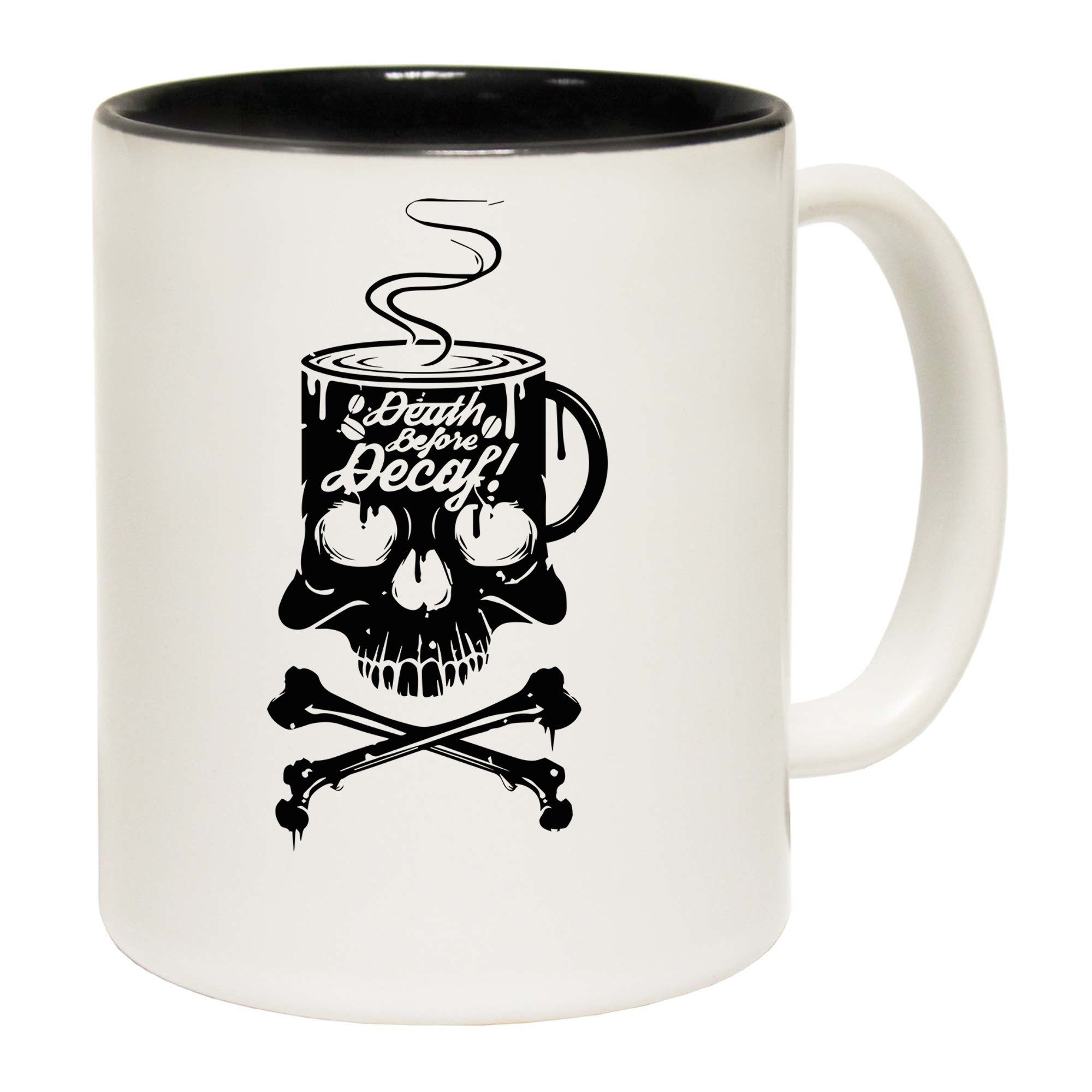 Death Before Decaf Coffee - Funny Coffee Mug