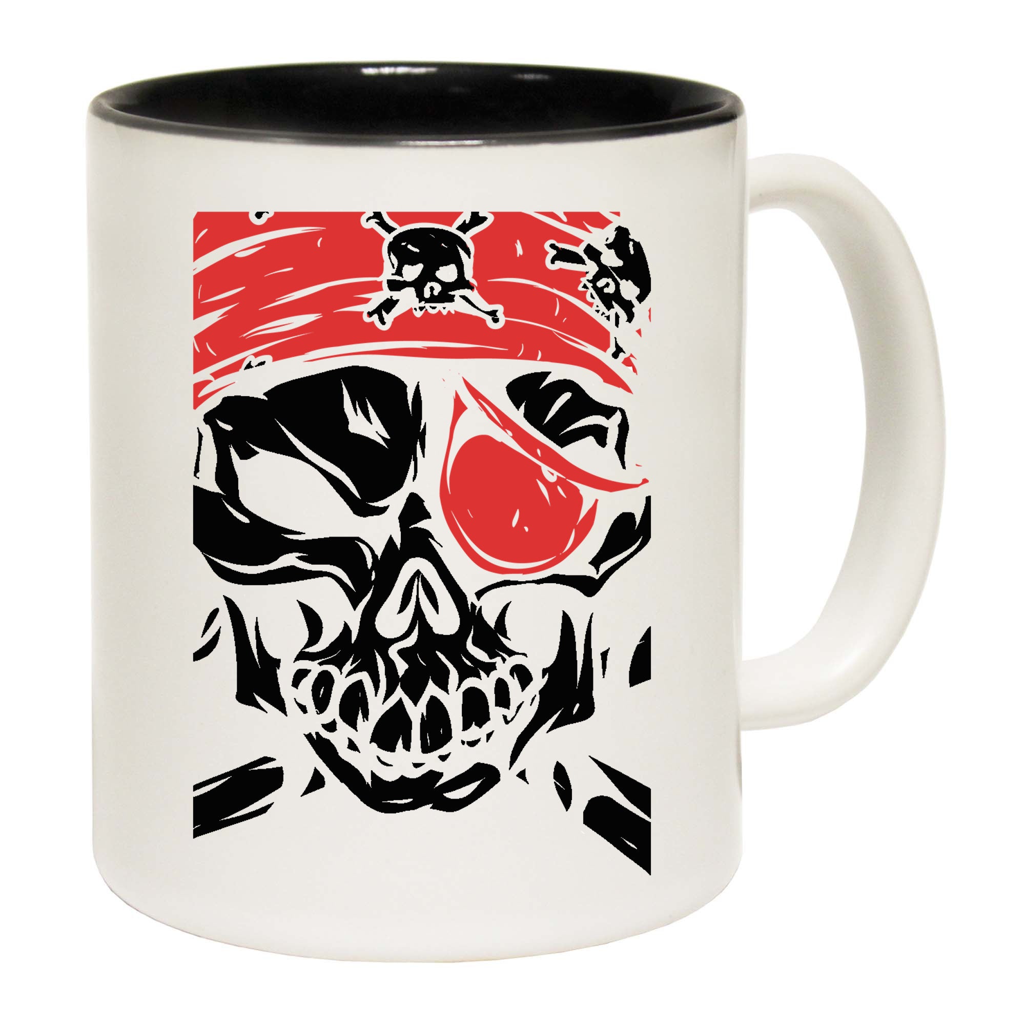 Pirate Skull Fashion - Funny Coffee Mug