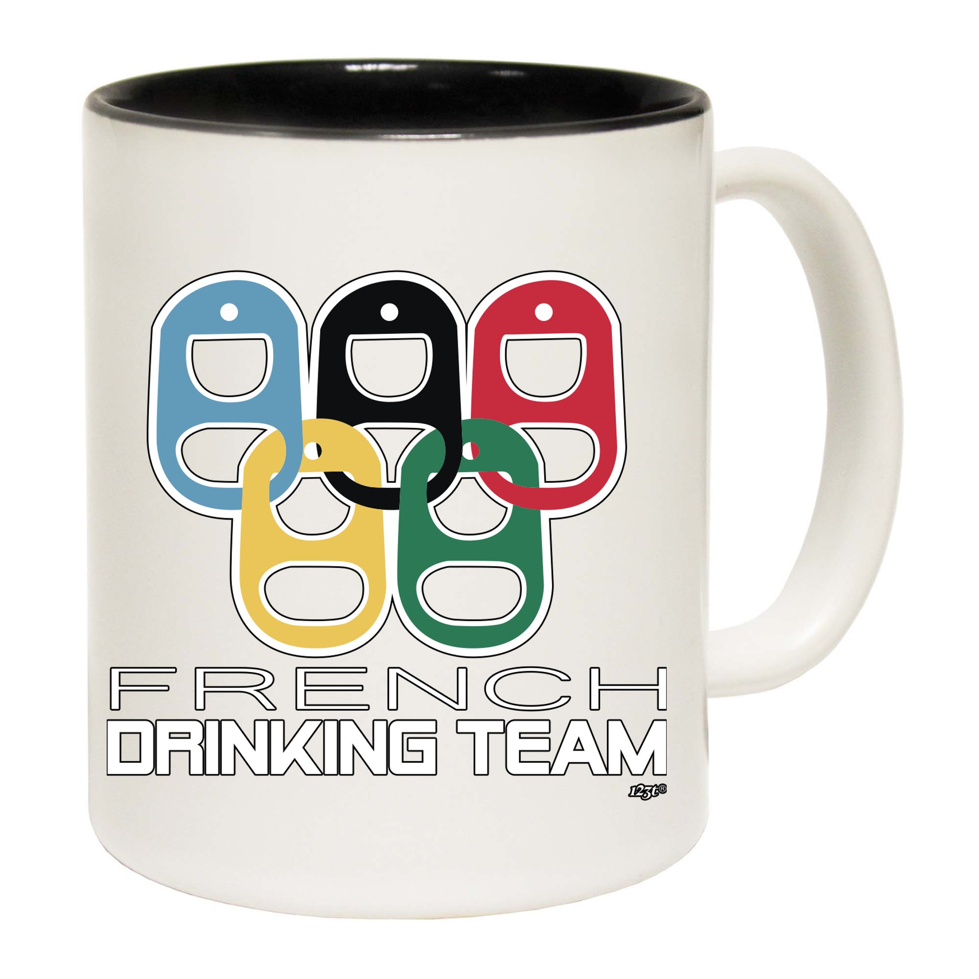 French Drinking Team Rings - Funny Coffee Mug Cup