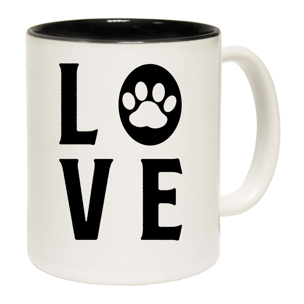 Love Puppy Dog Dog Paw Print - Funny Coffee Mug