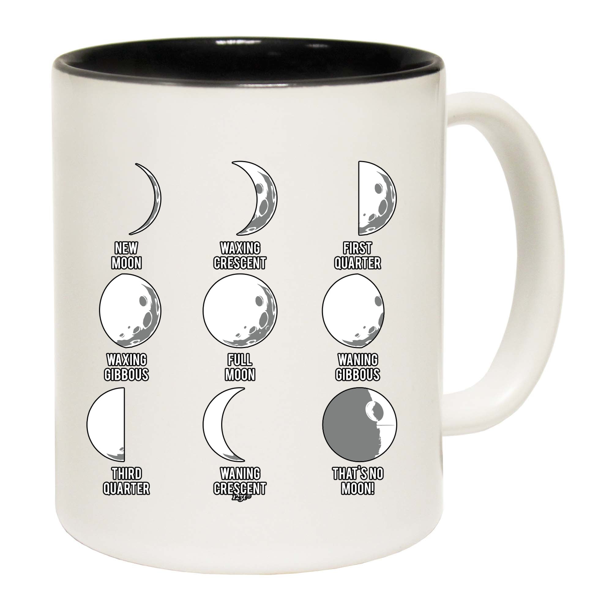 Moon Phases Thats No Moon - Funny Coffee Mug