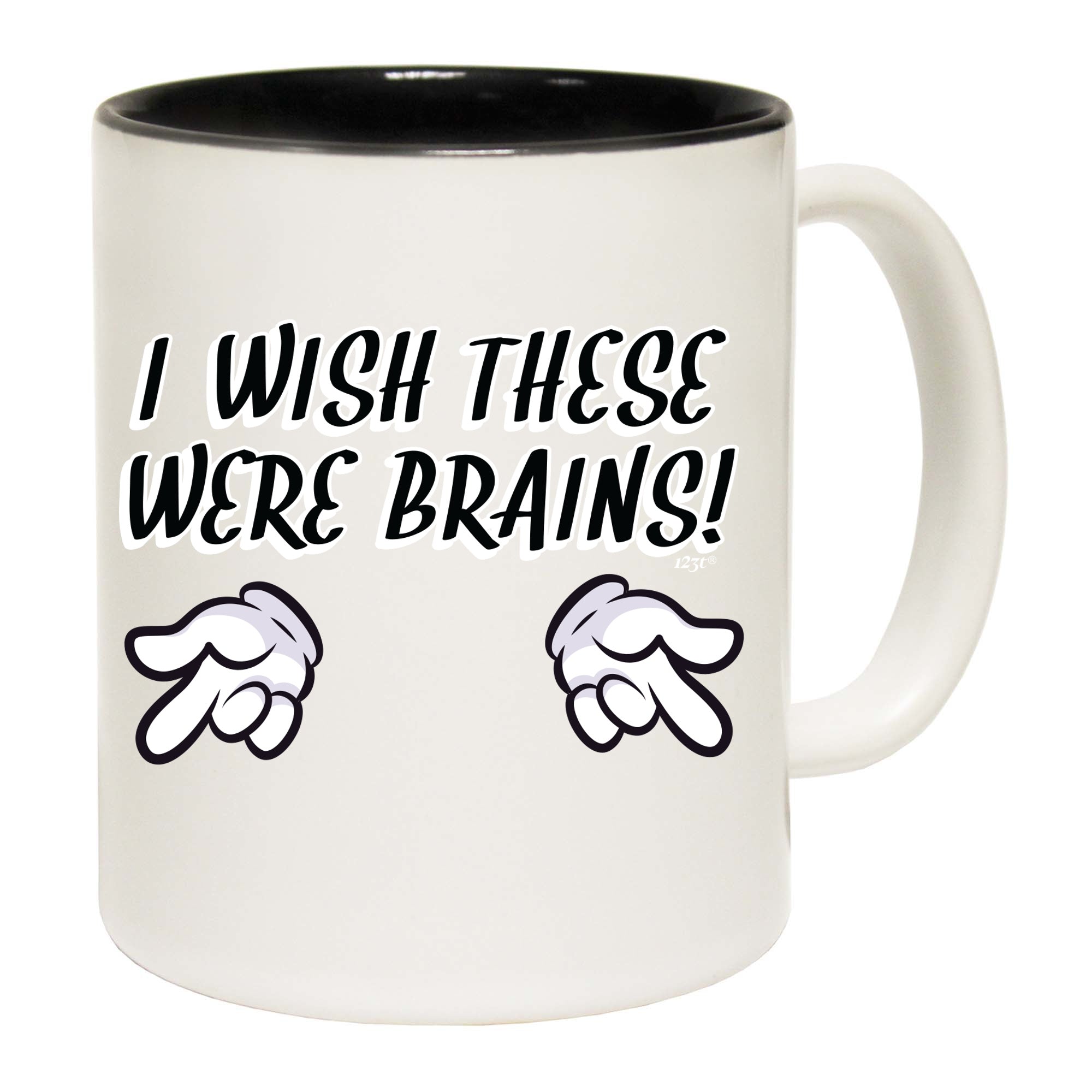 Wish These Were Brains - Funny Coffee Mug