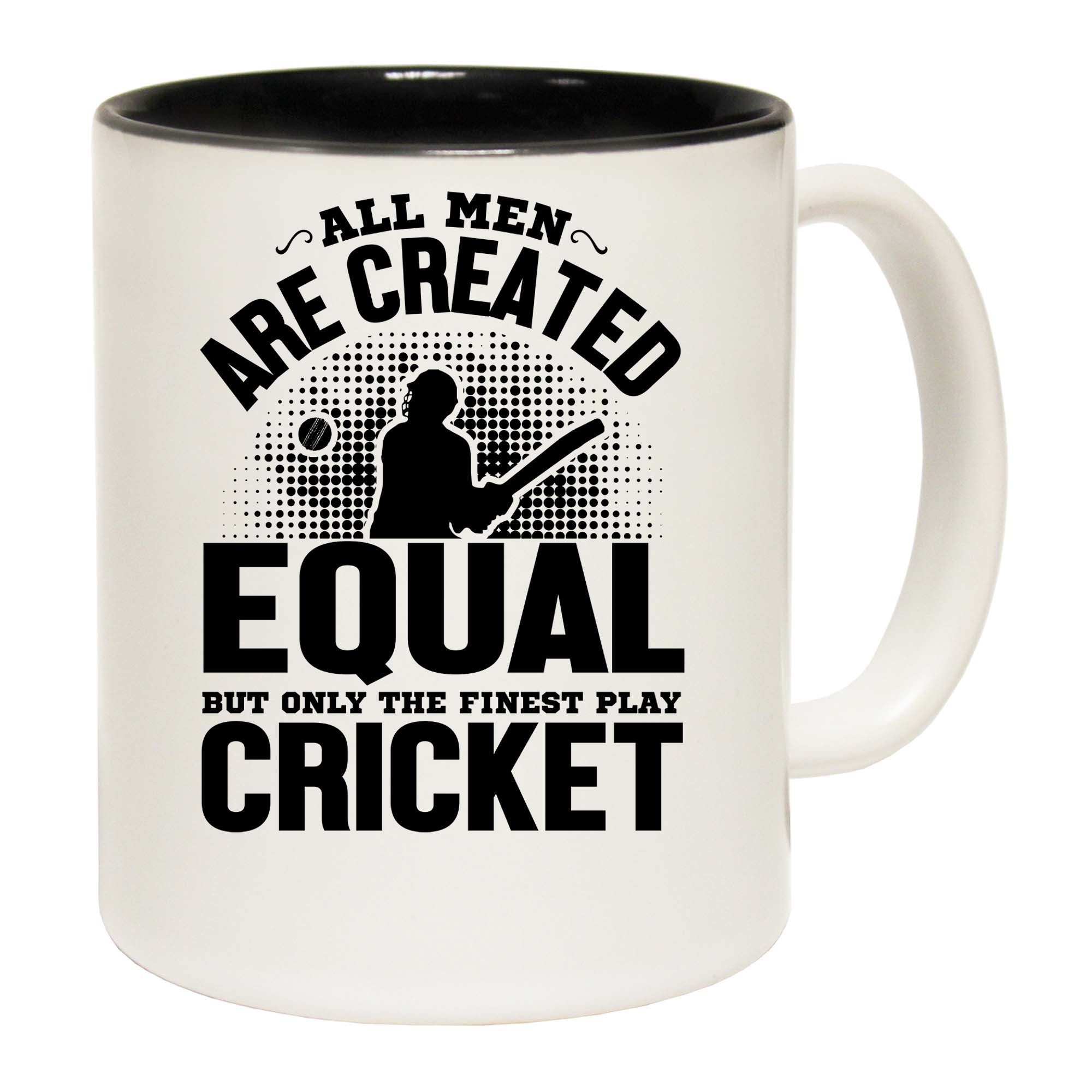 Cricket All Men Are Created Equal - Funny Coffee Mug