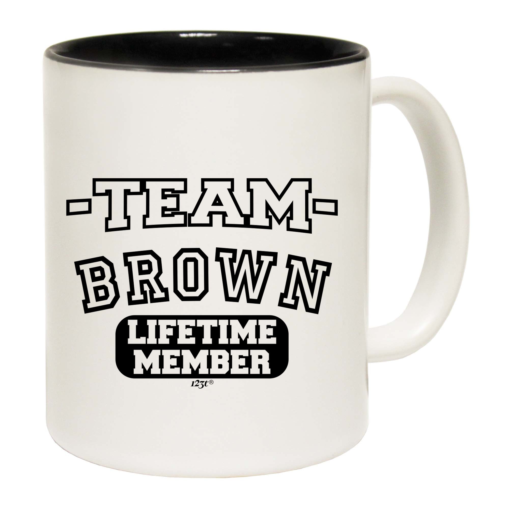 Brown V2 Team Lifetime Member - Funny Coffee Mug Cup