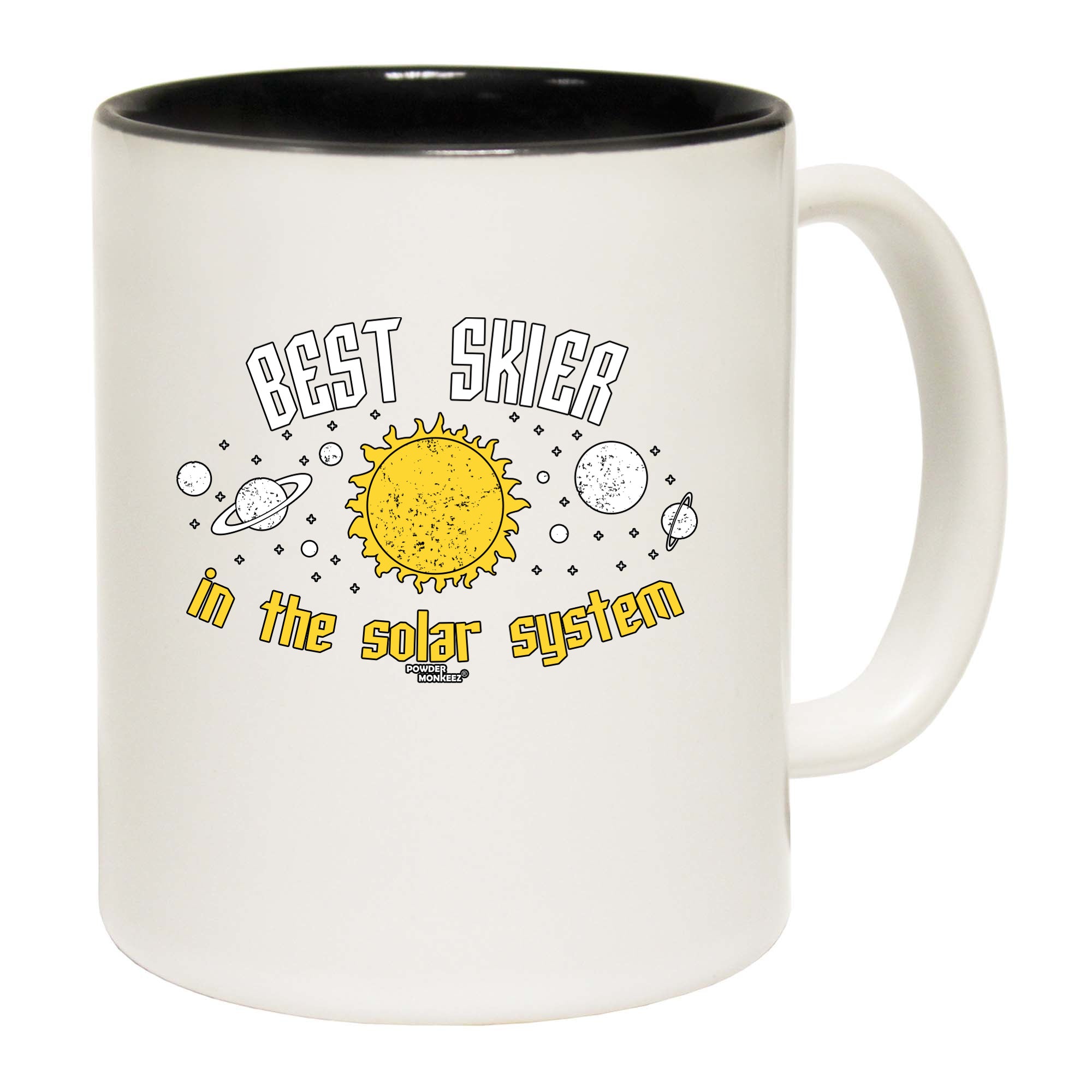 Pm Best Skier In The Solar System - Funny Coffee Mug