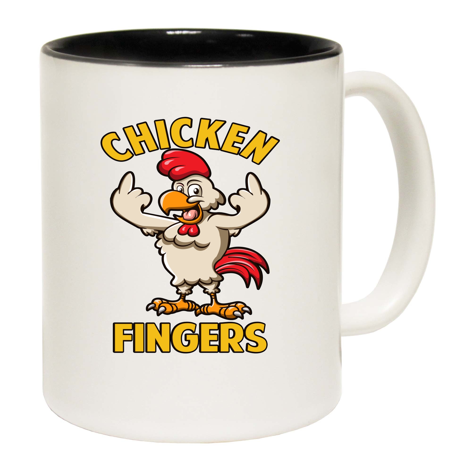 Chicken Fingers Fu(K Off Rude - Funny Coffee Mug