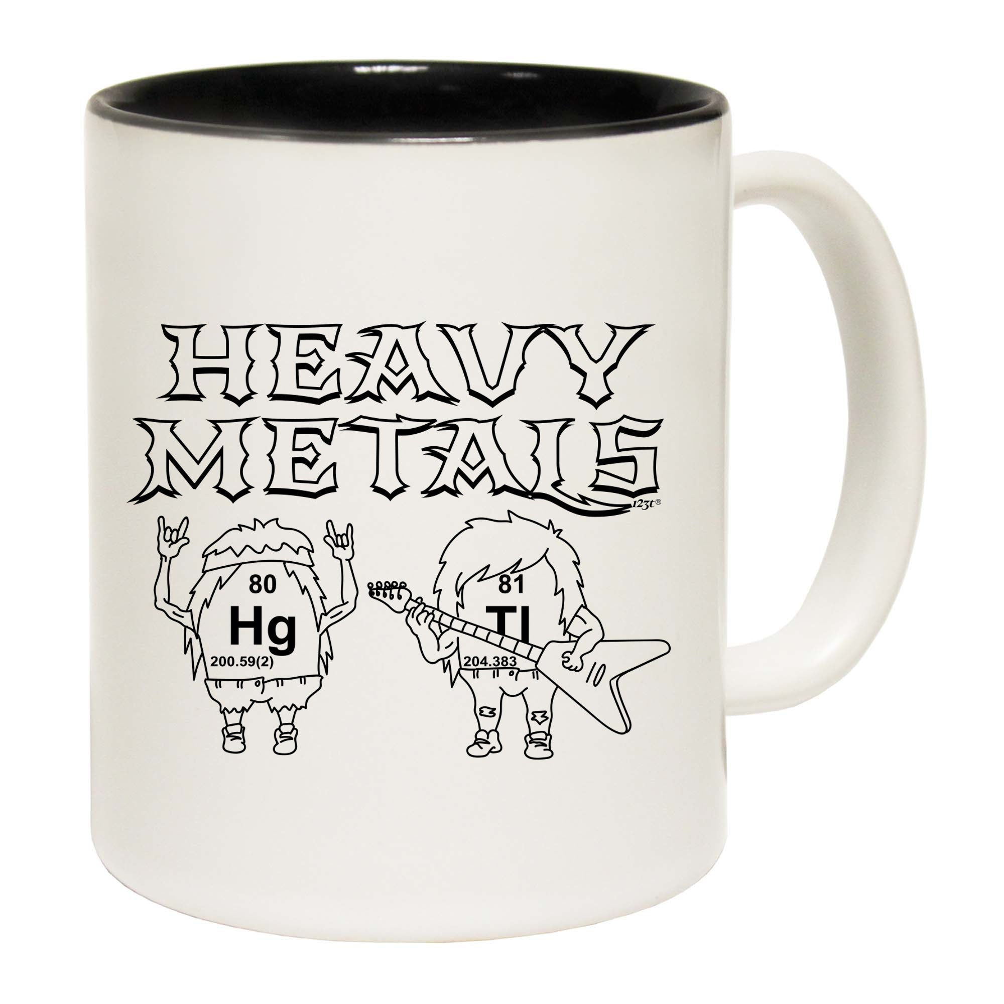 Heavy Metals Music Chemistry - Funny Coffee Mug Cup