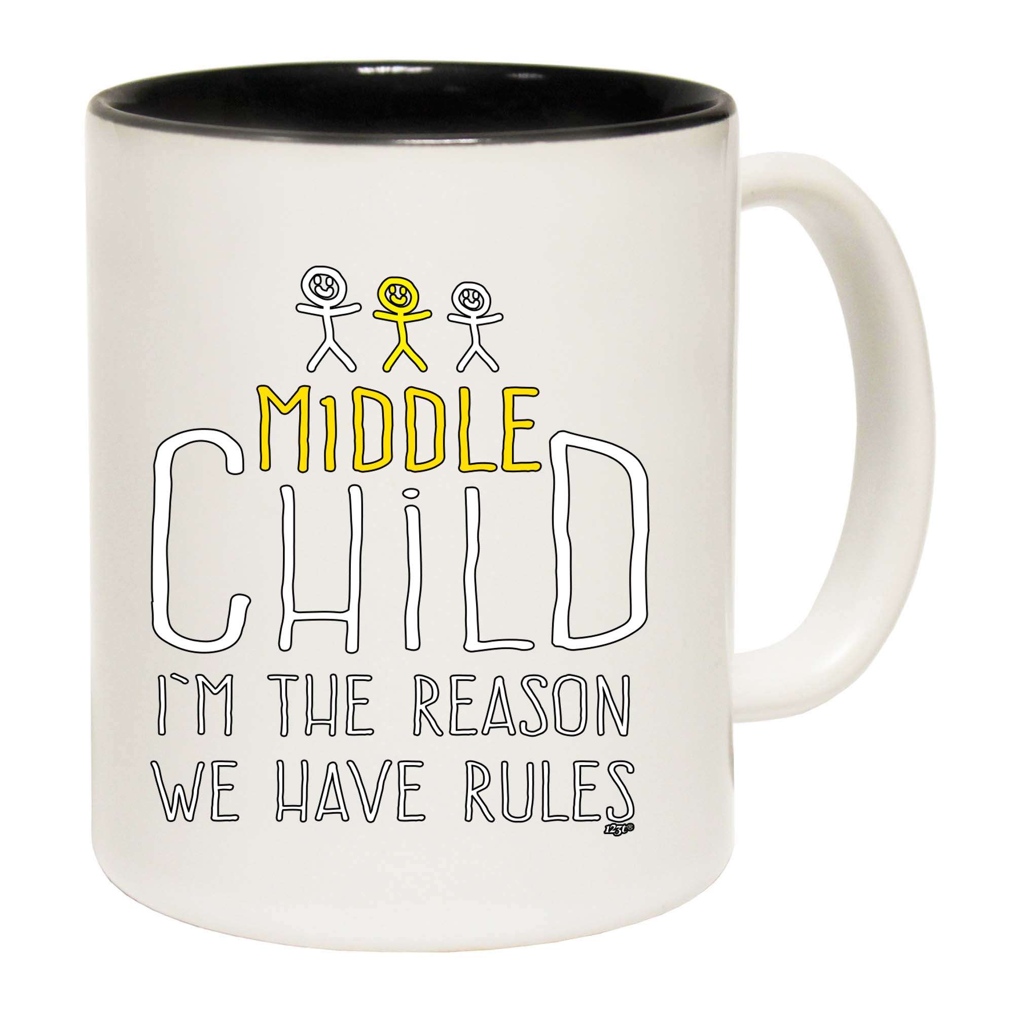 Middle Child 3 The Reason We Have Rules - Funny Coffee Mug