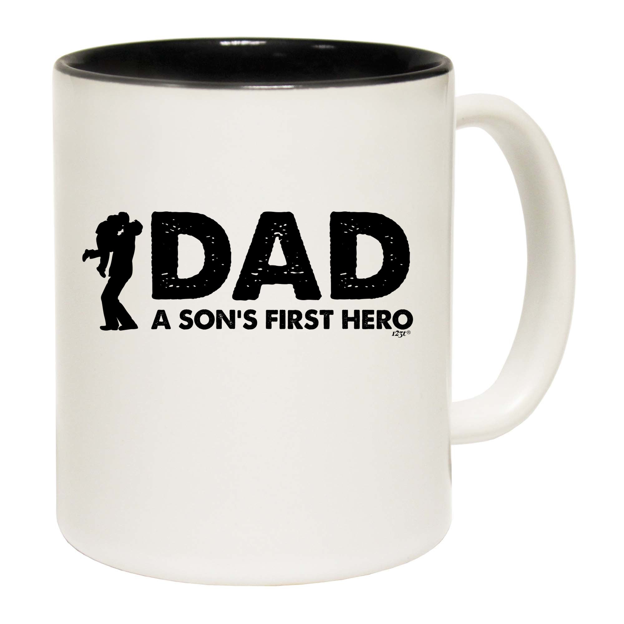 Dad A Sons First Hero - Funny Coffee Mug Cup