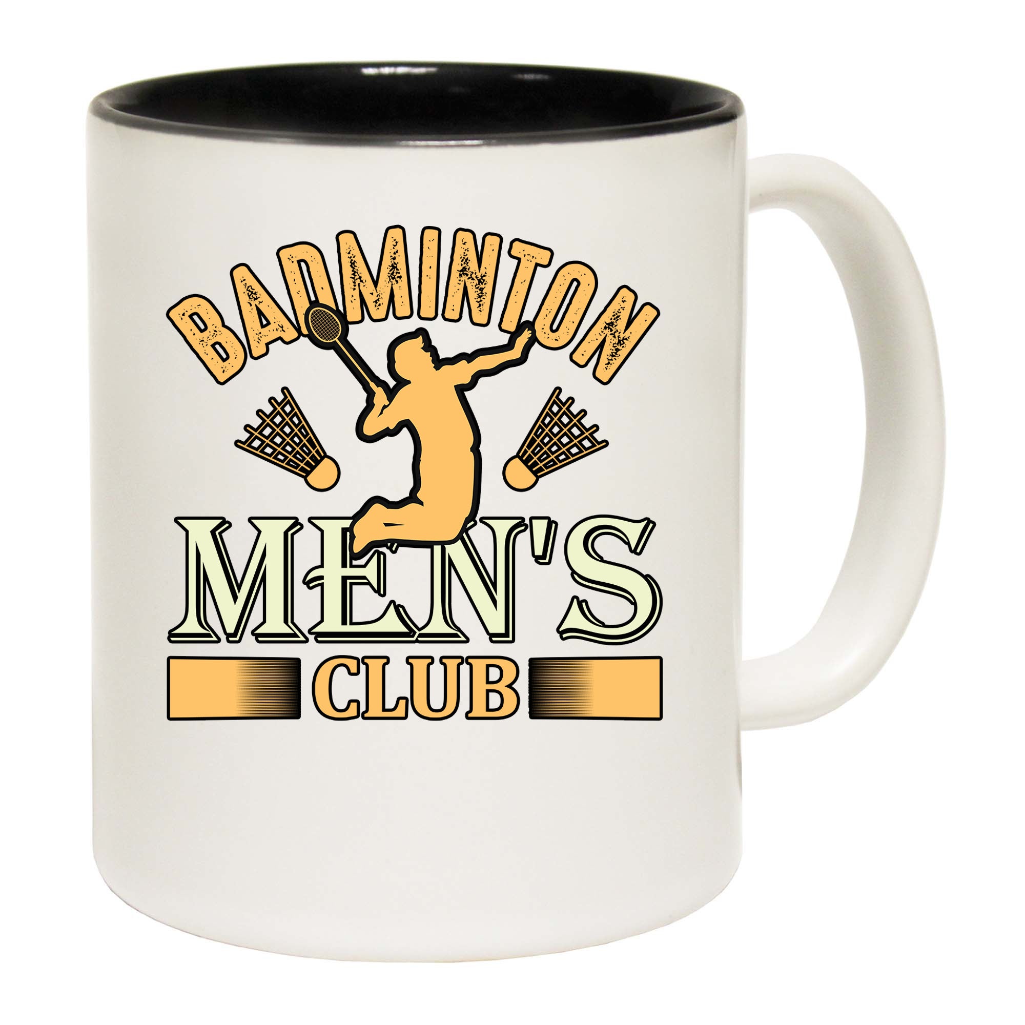Badminton Mens Club - Funny Coffee Mug