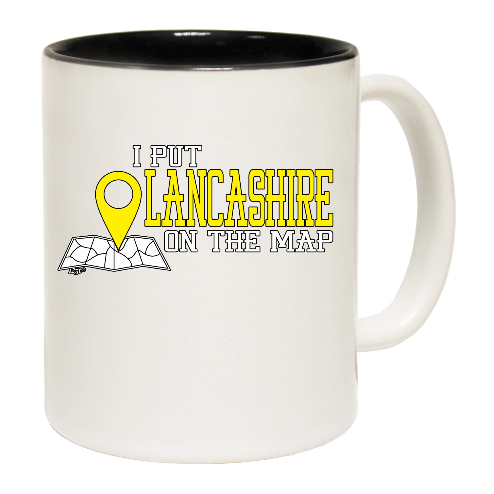 Put On The Map Lancashire - Funny Coffee Mug