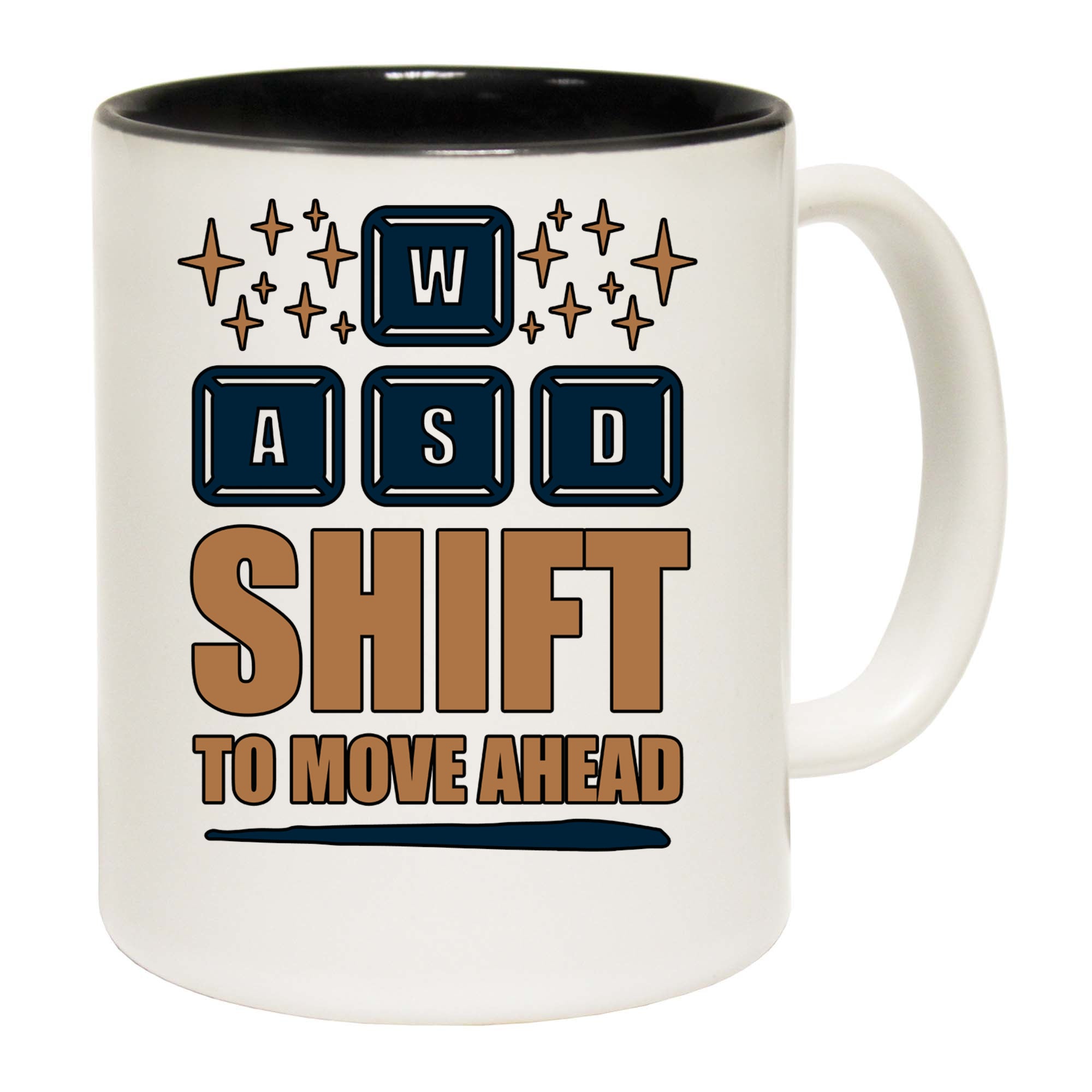 Wasd Shirt To Move Ahead - Funny Coffee Mug