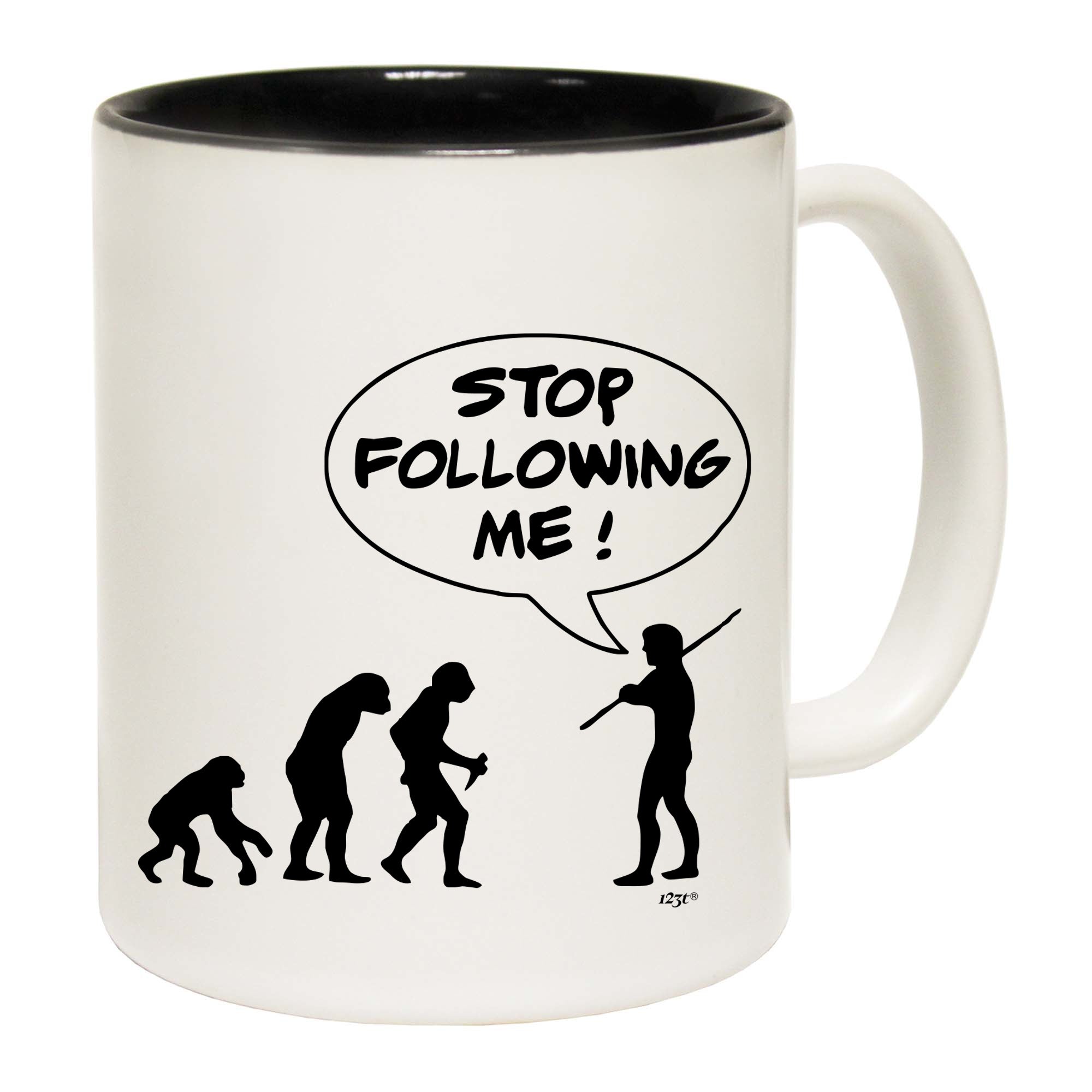 Stop Following Me - Funny Coffee Mug