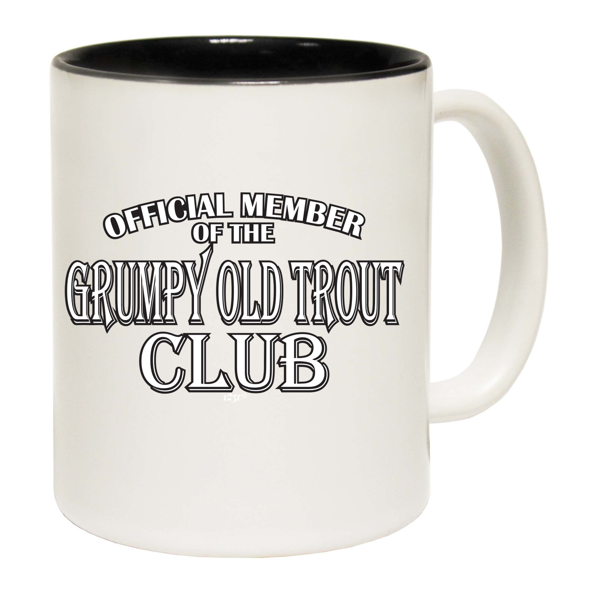 Grumpy Old Trout Club - Funny Coffee Mug Cup