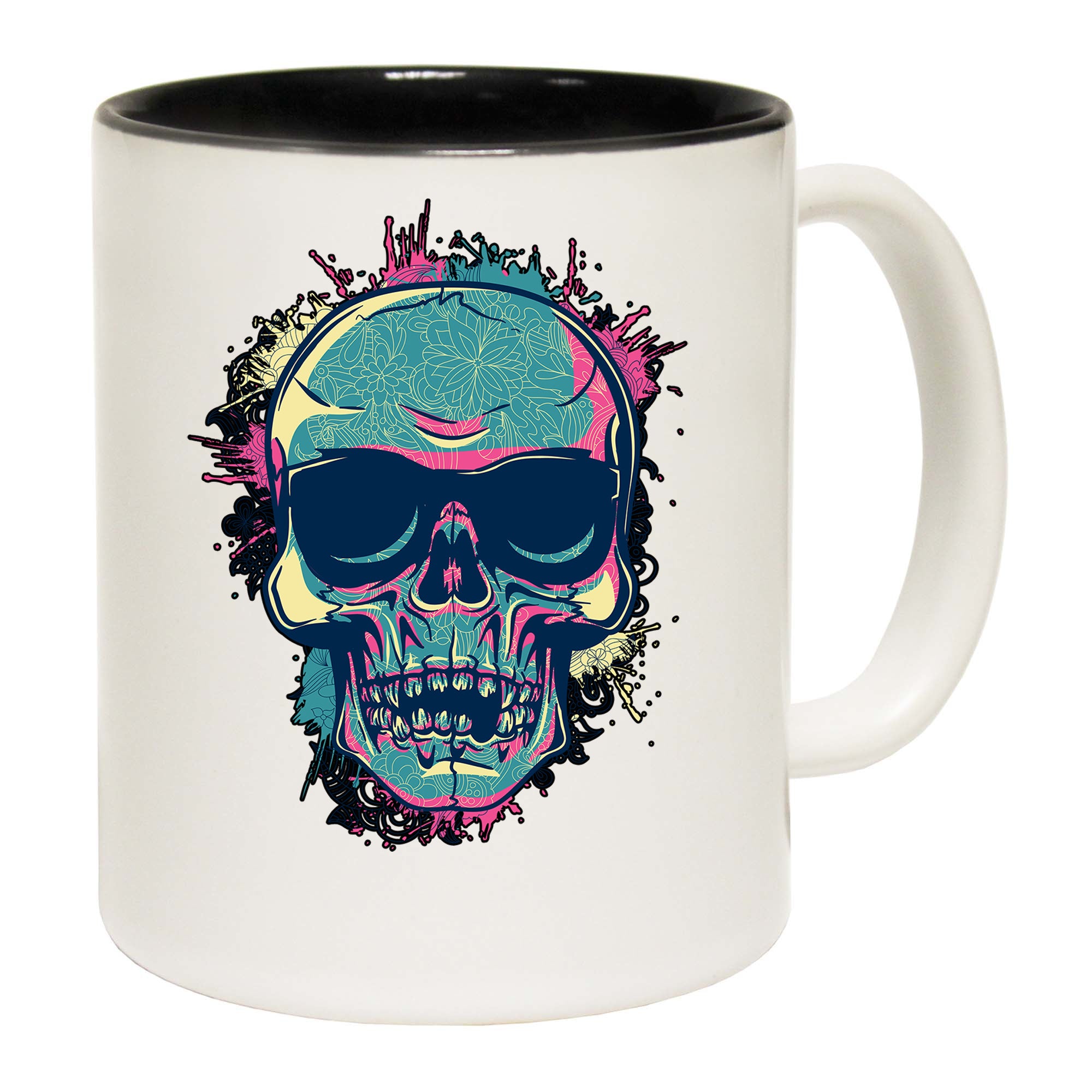 Retro Skull - Funny Coffee Mug