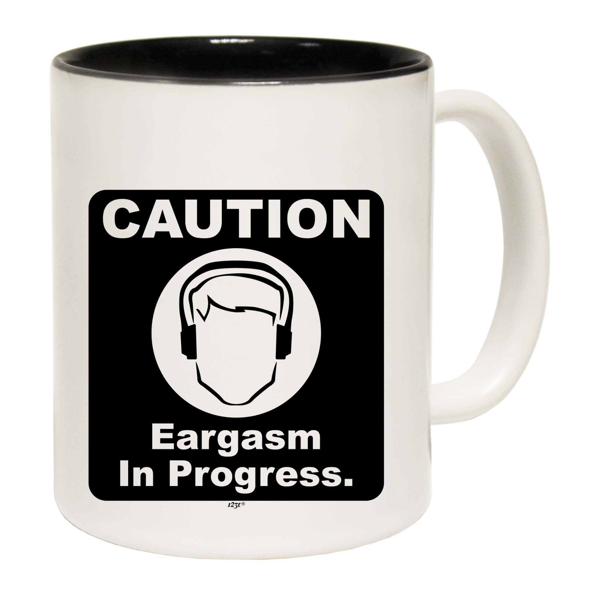 Caution Eargasm In Progress - Funny Coffee Mug Cup