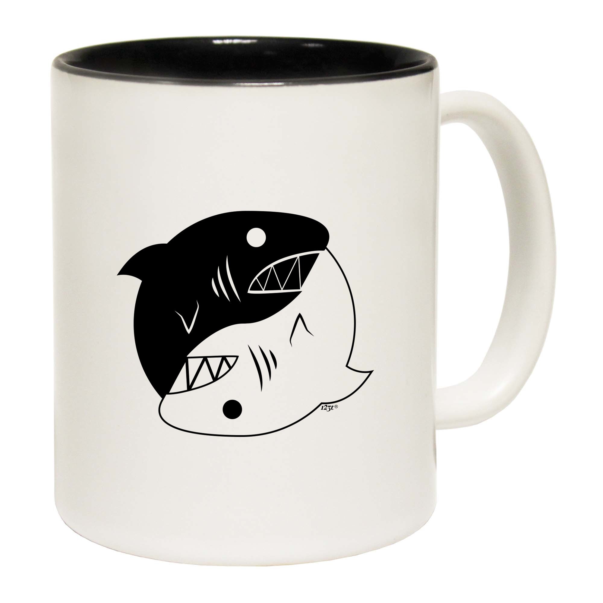 Yin Yang Shark - Funny Coffee Mug
