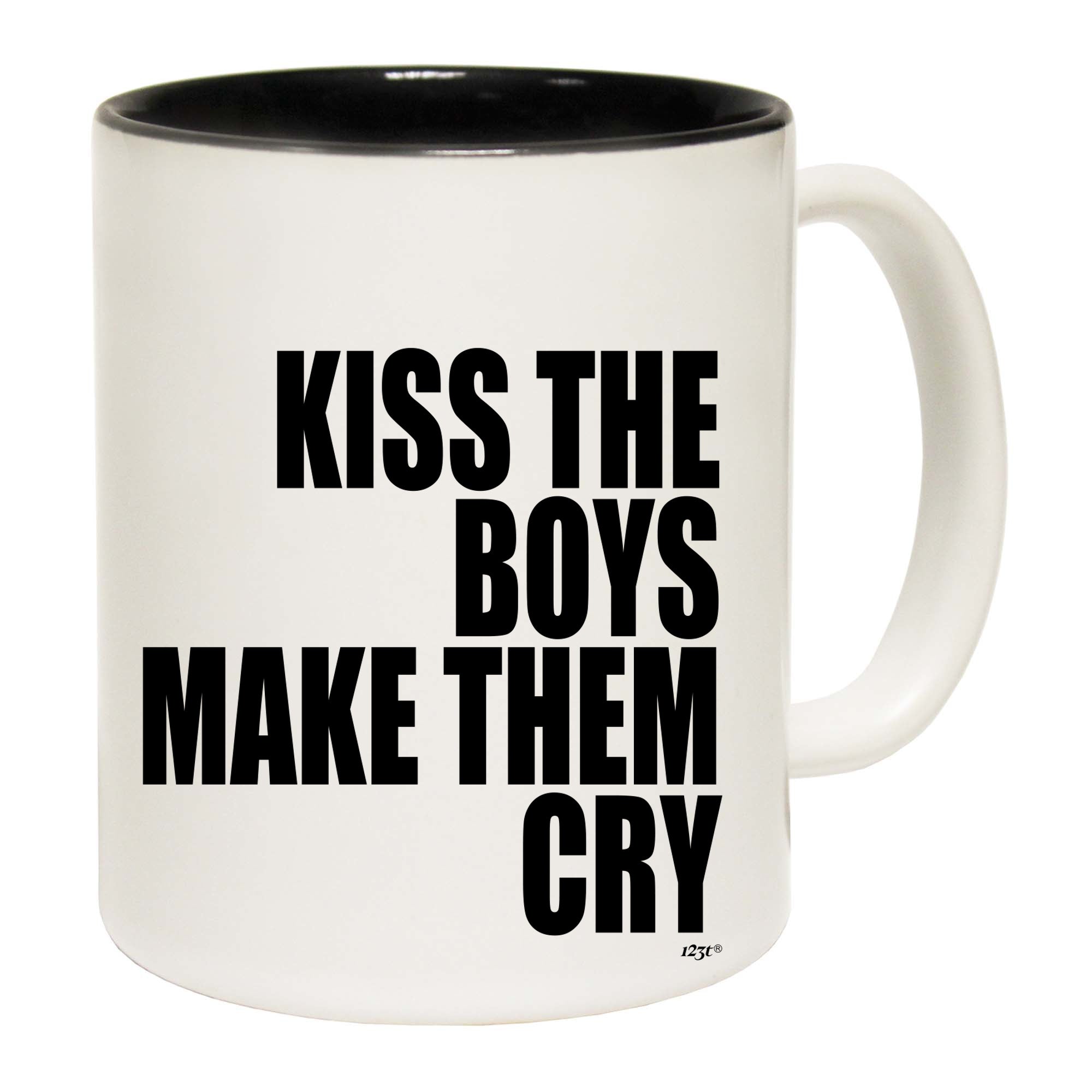 Kiss The Boys Make Them Cry - Funny Coffee Mug