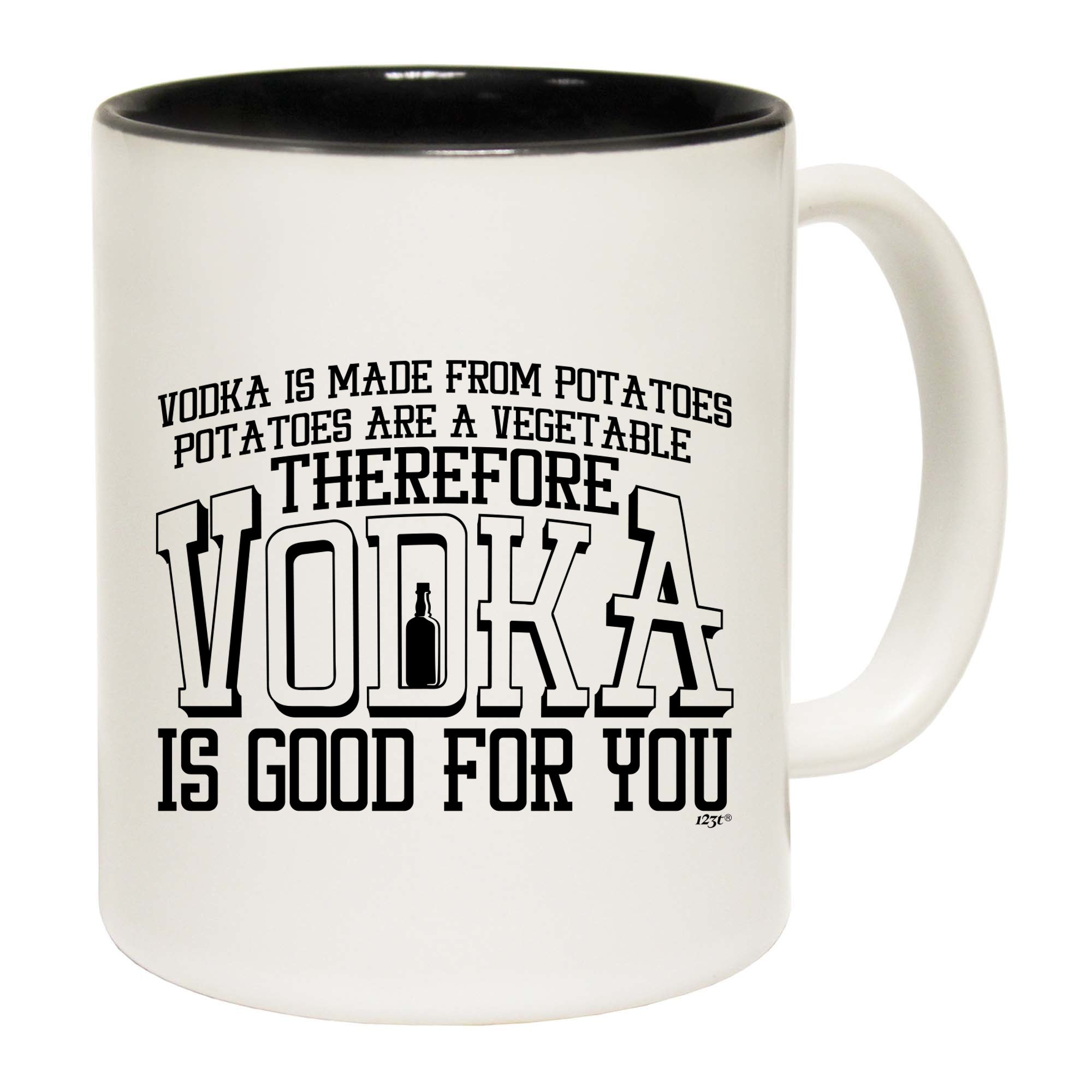 Vodka Is Made From Potatoes - Funny Coffee Mug