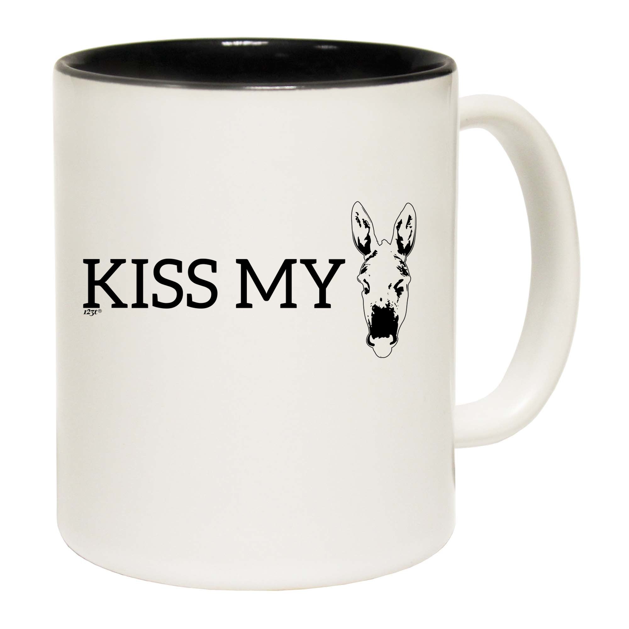 Kiss My Ass Donkey - Funny Coffee Mug