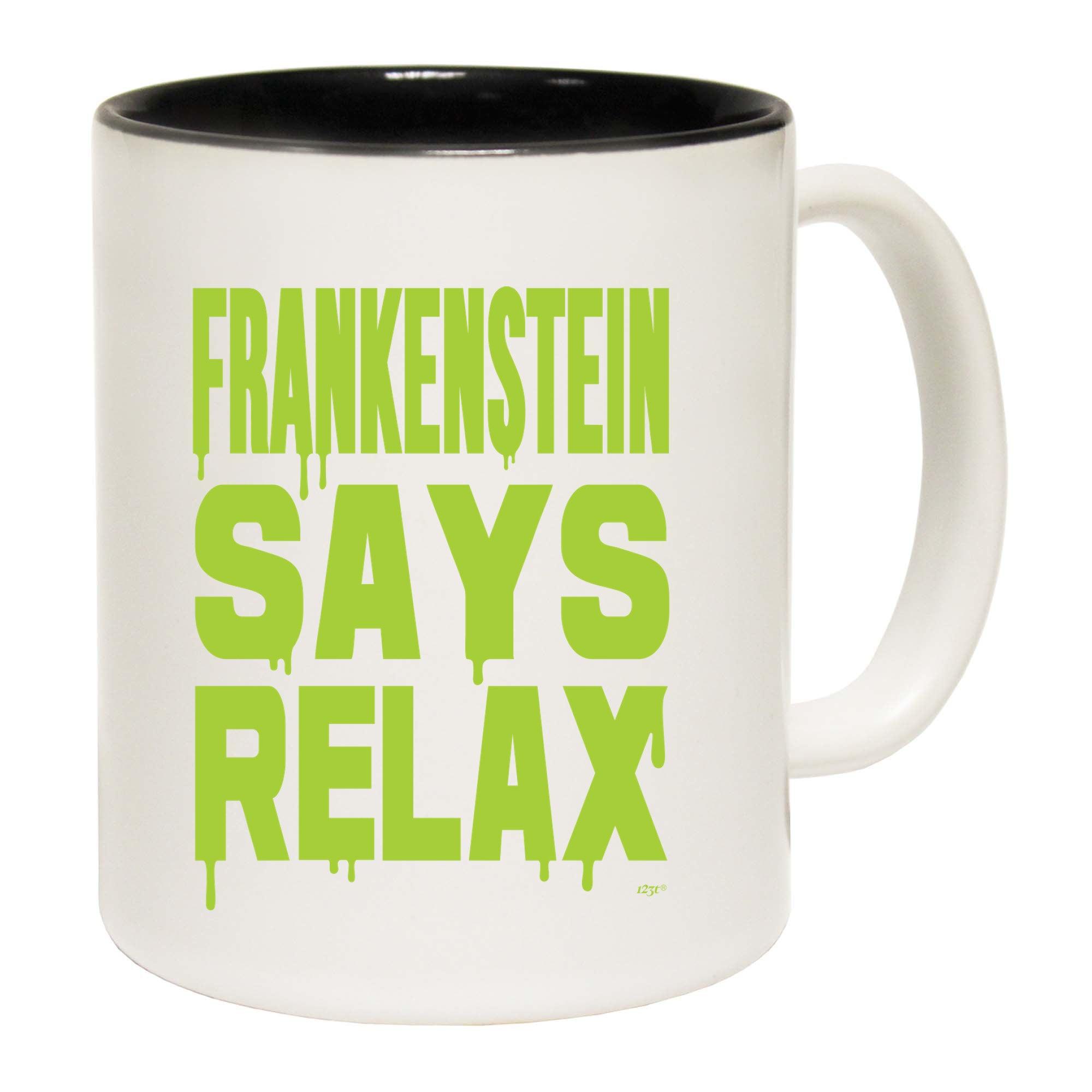 Frankenstein Says Relax - Funny Coffee Mug Cup