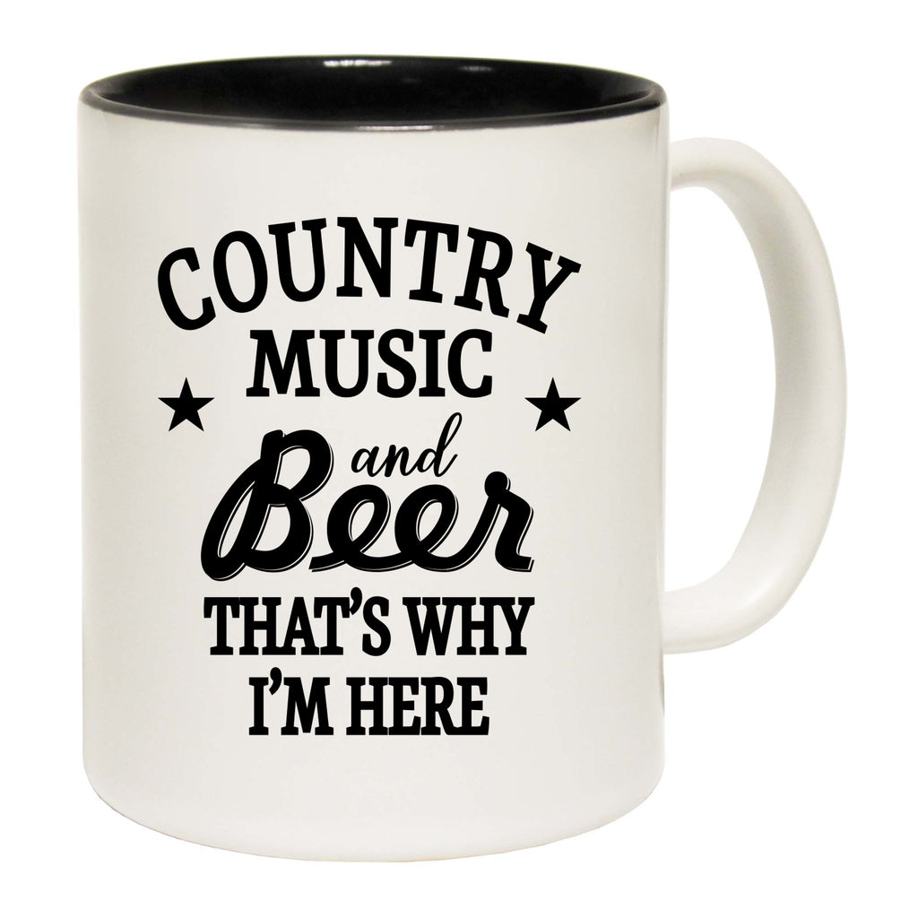 Country Music And Beer - Funny Coffee Mug