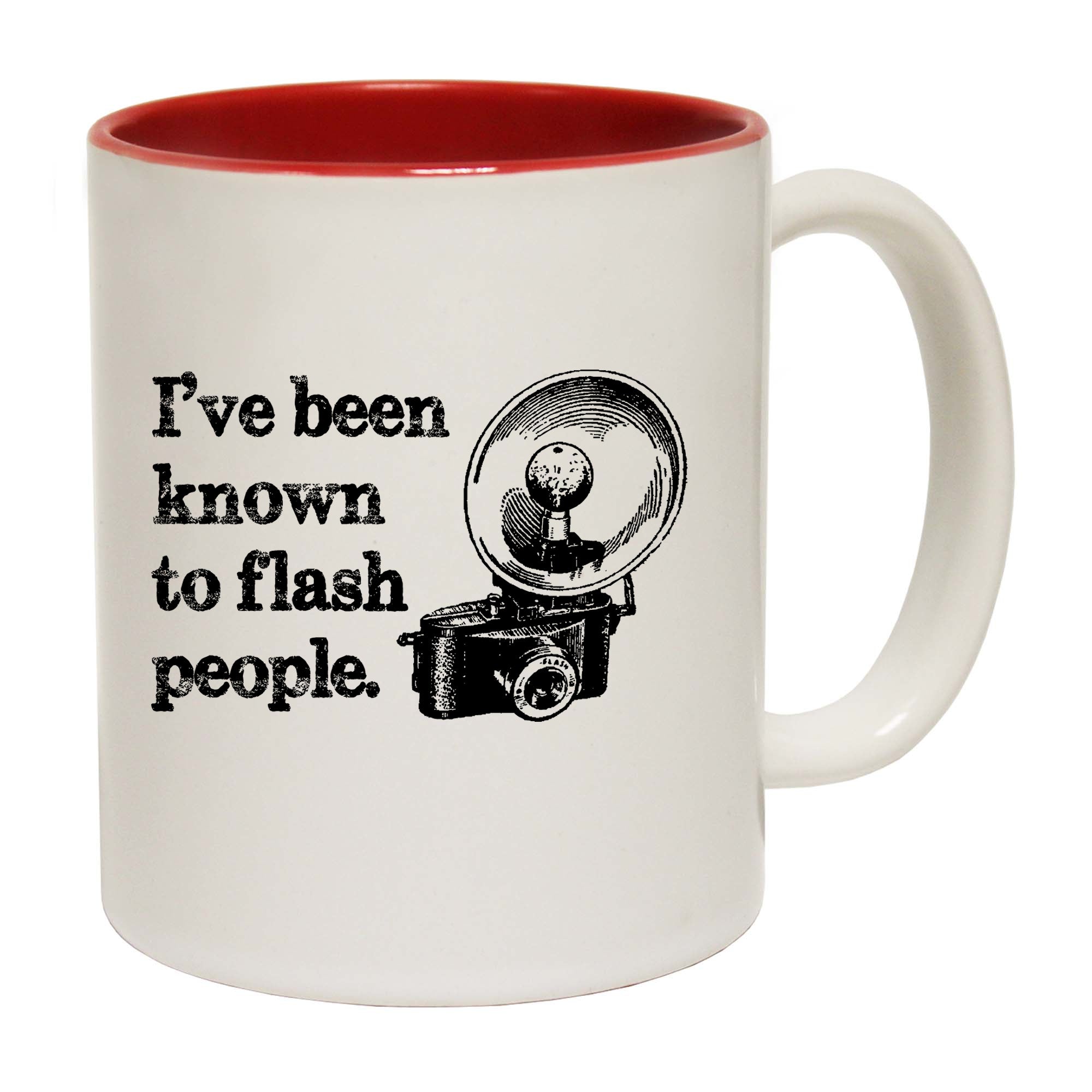 Ive Been Known To Flash People Black - Funny Coffee Mug
