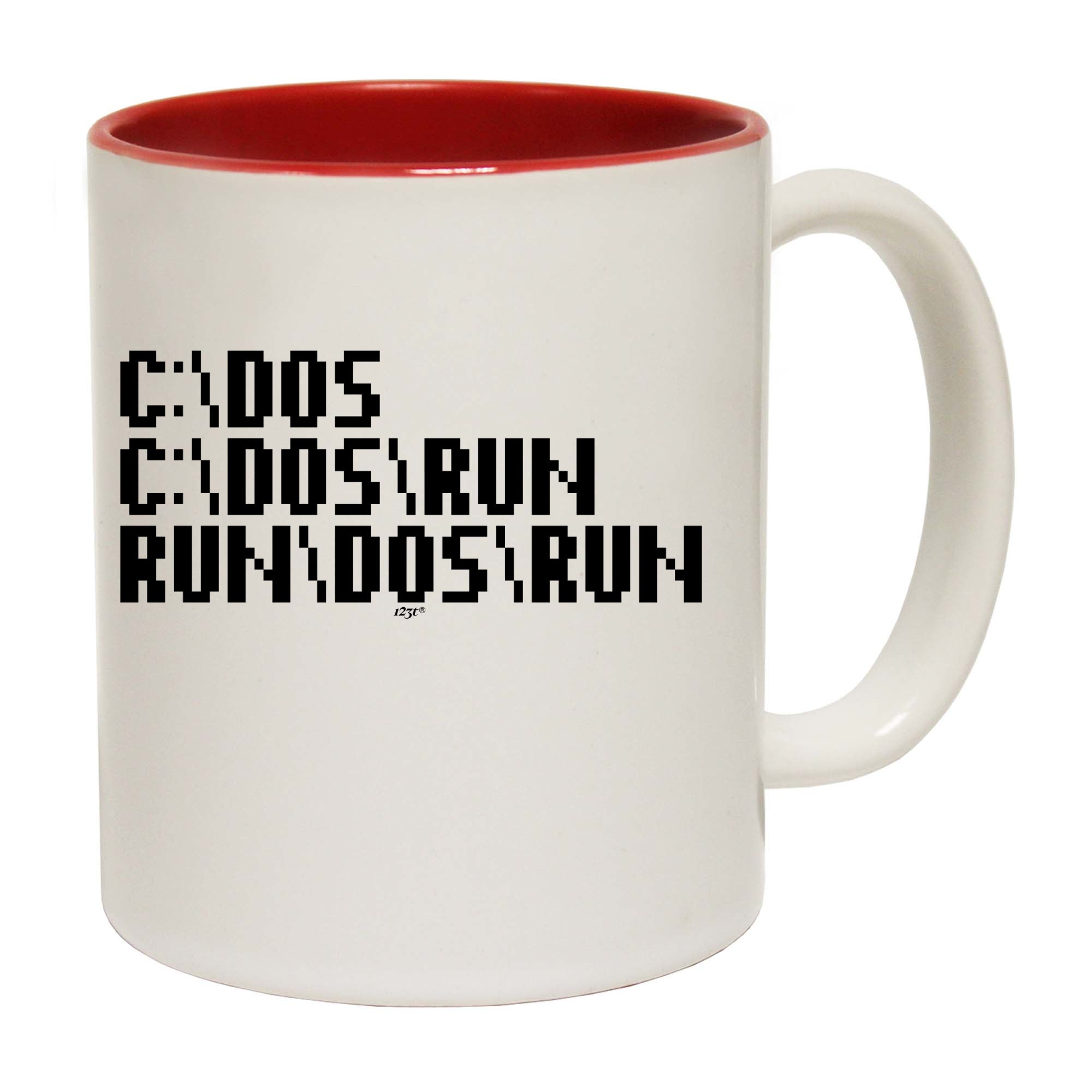 C Dos Run Computer - Funny Coffee Mug Cup