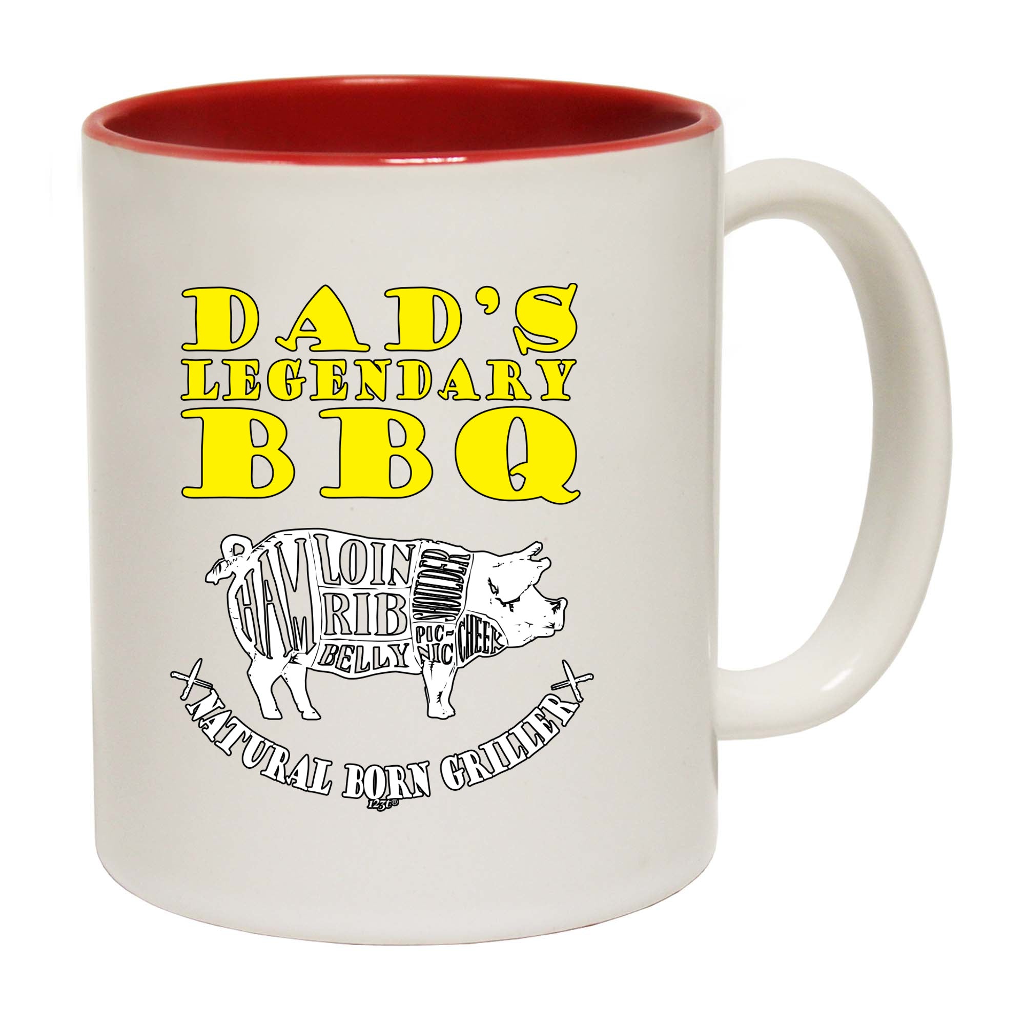 Dad Legendary Bbq Barbeque - Funny Coffee Mug Cup