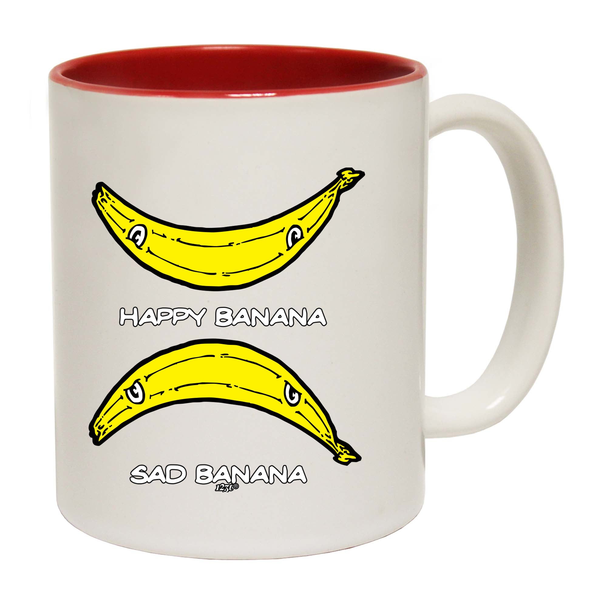 Happy Banana Sad Banana - Funny Coffee Mug Cup