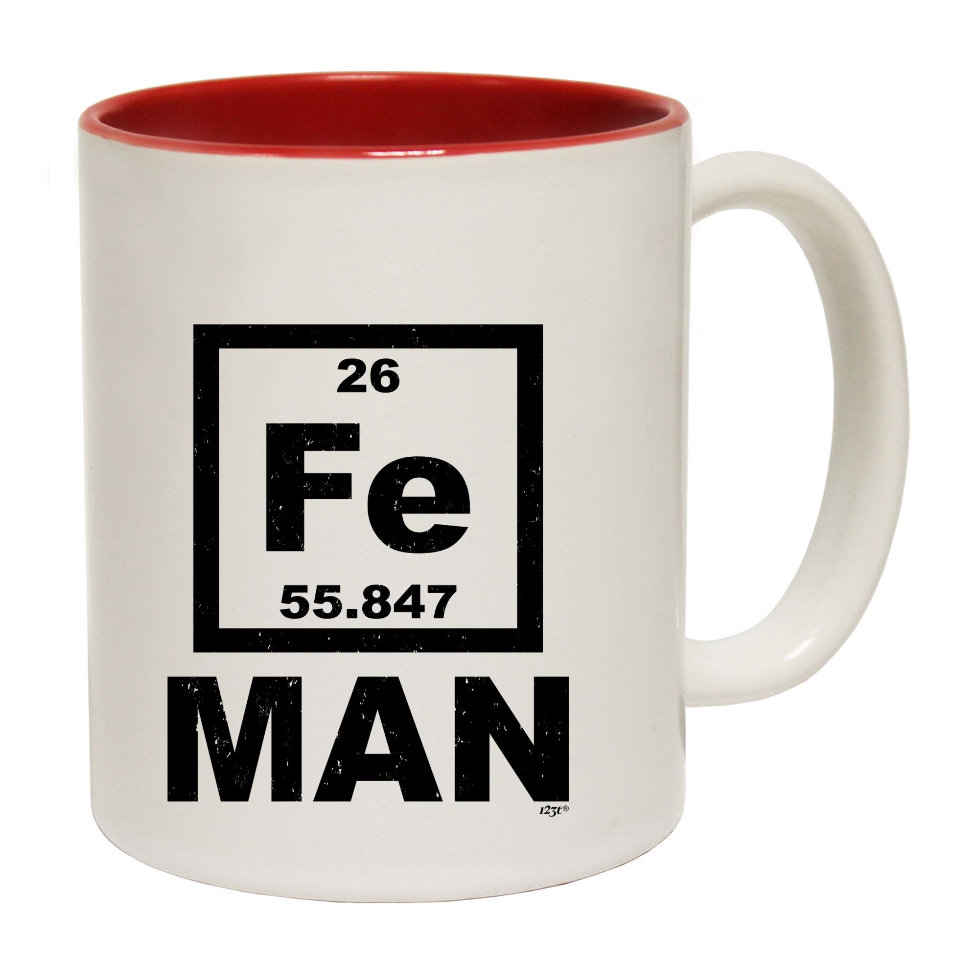Fe Iron Man Periodic - Funny Coffee Mug Cup