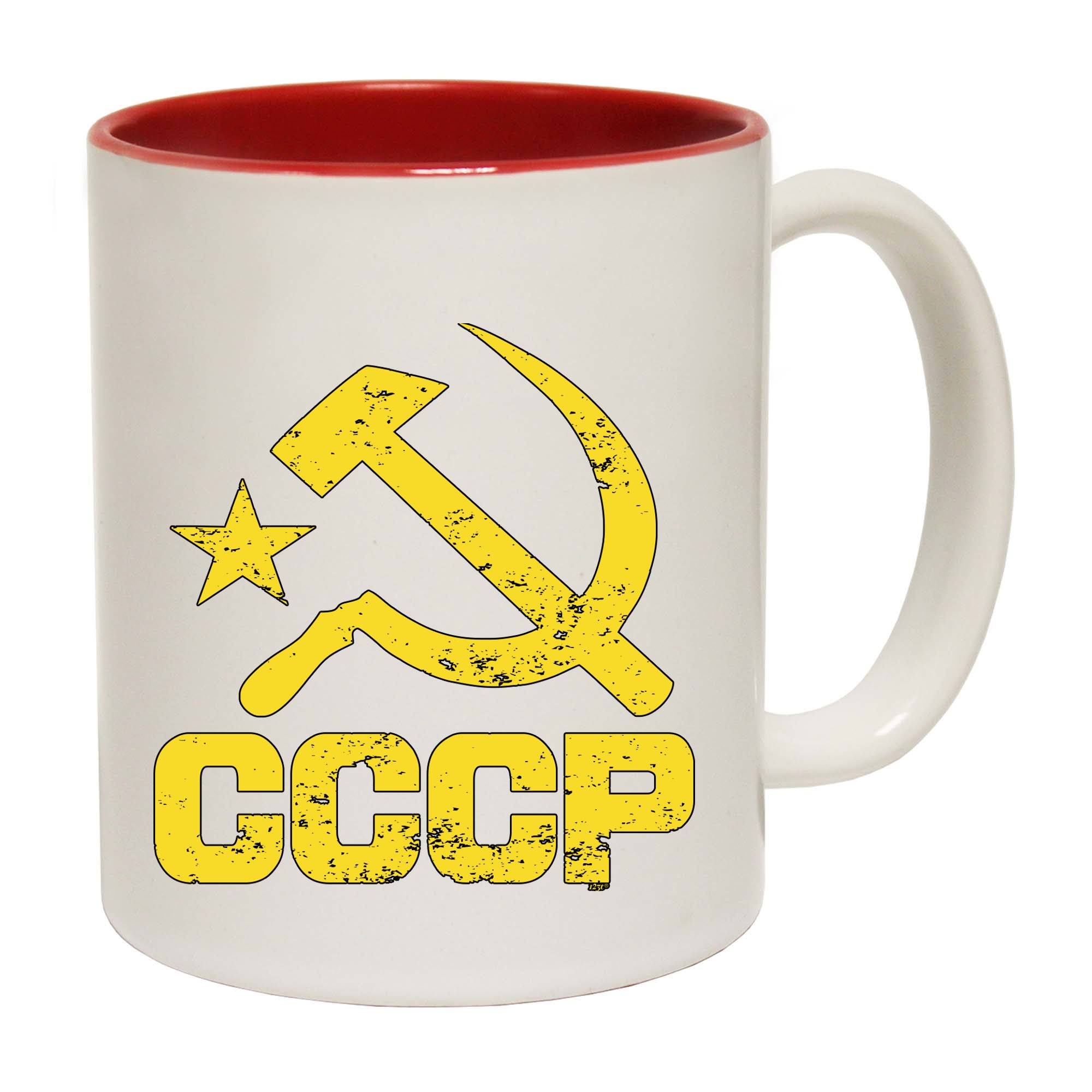 Cccp Yellow - Funny Coffee Mug Cup