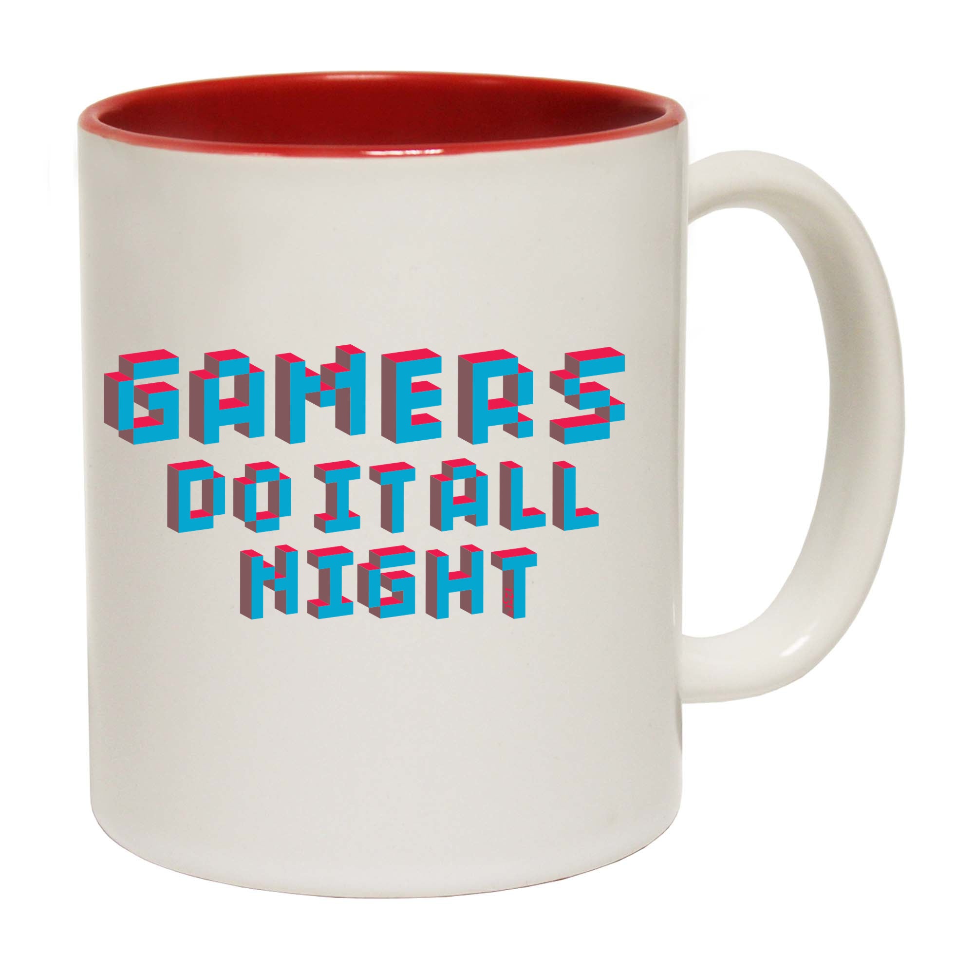 Gamers Do It All Night - Funny Coffee Mug Cup