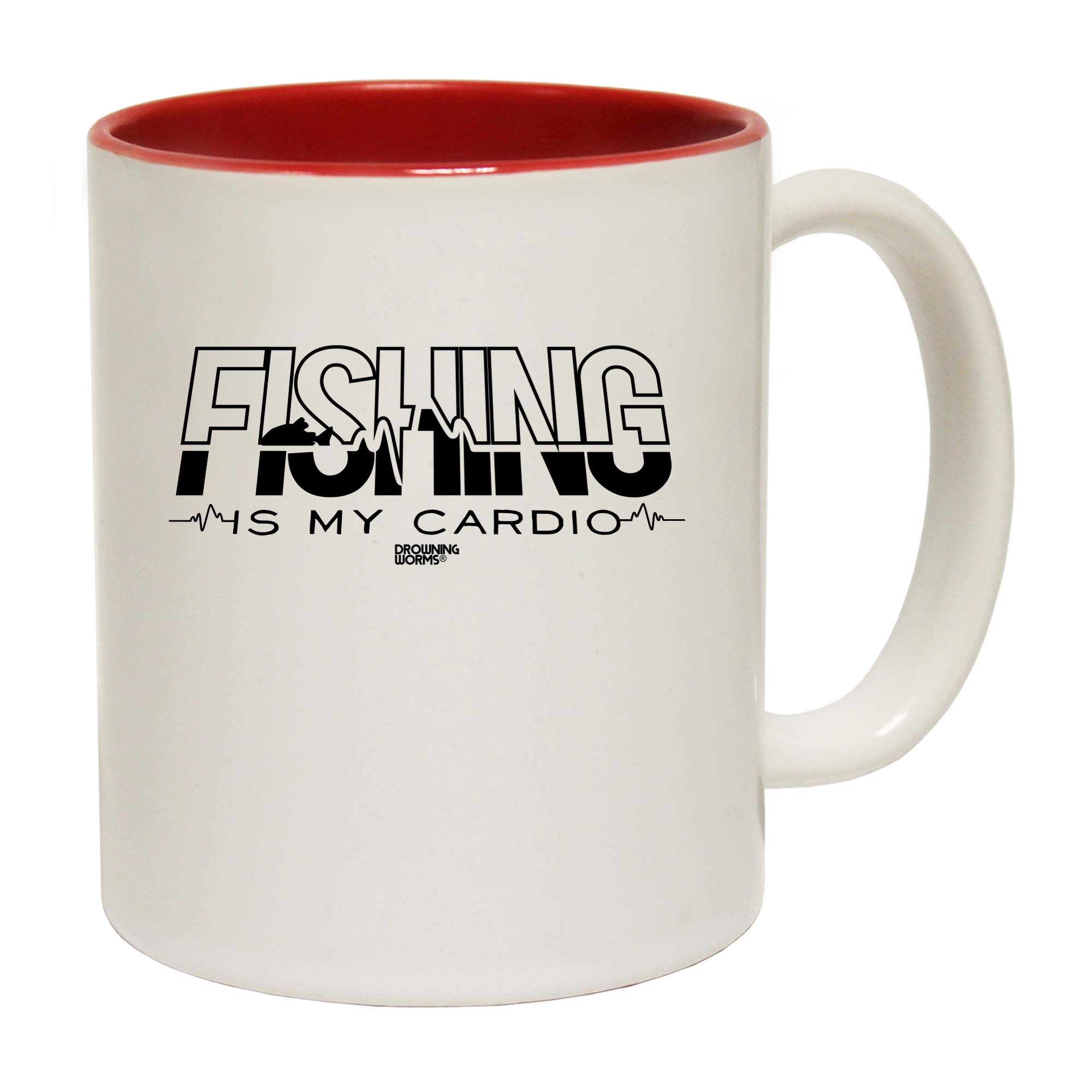 Dw Fishing Is My Cardio - Funny Coffee Mug