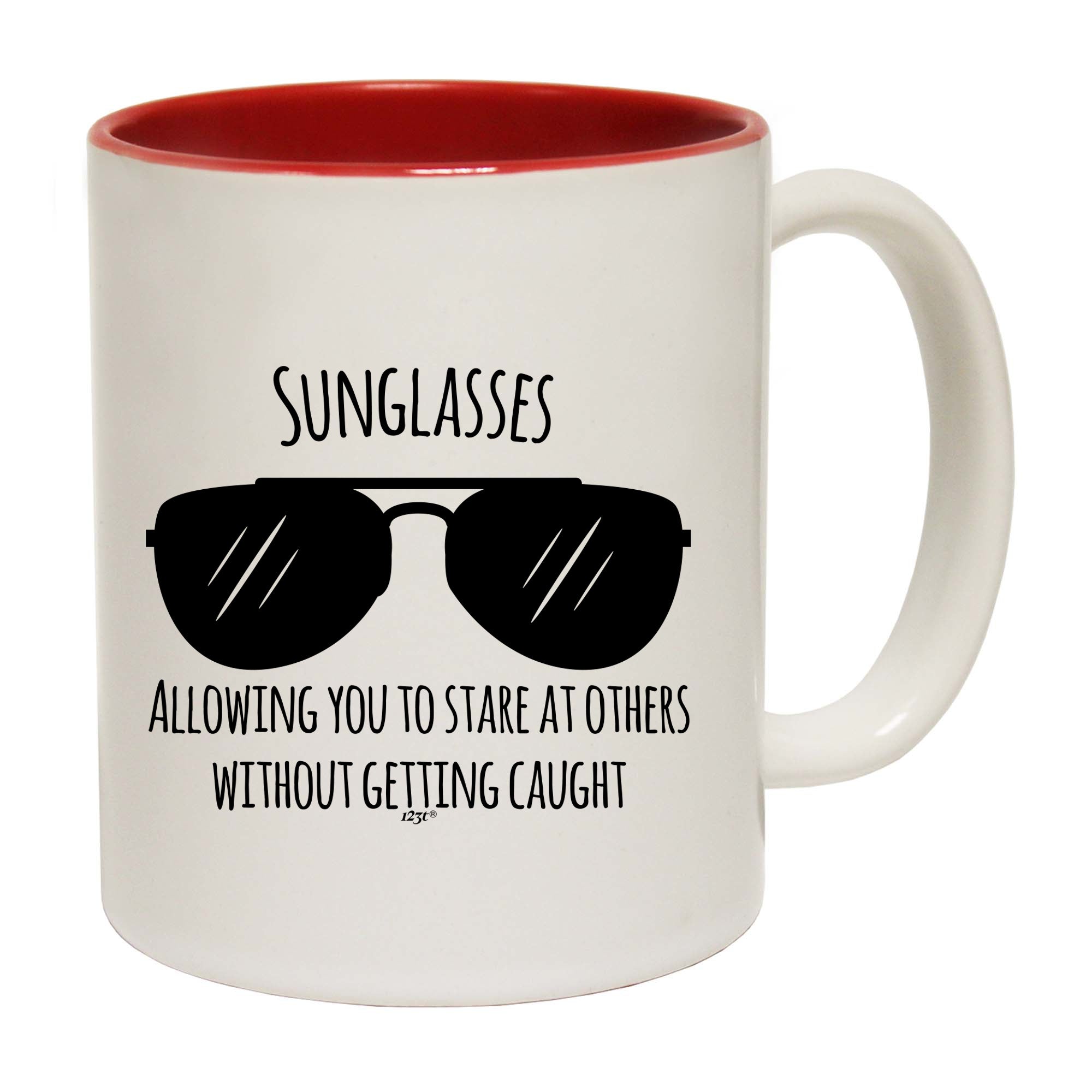 Sunglasses Allowing You To Stare At Others - Funny Coffee Mug