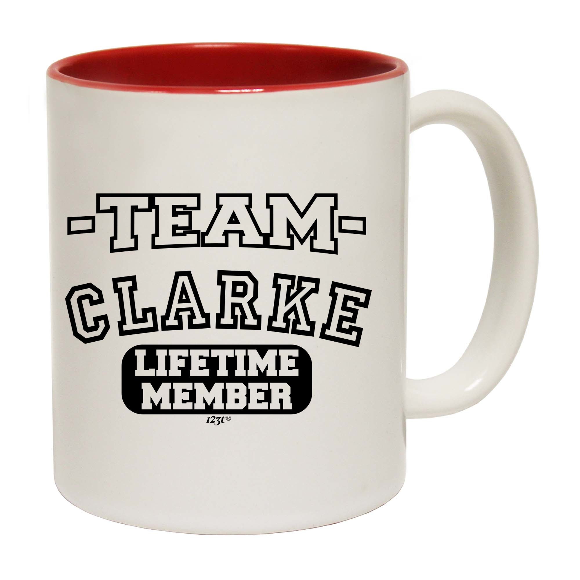 Clarke V2 Team Lifetime Member - Funny Coffee Mug Cup