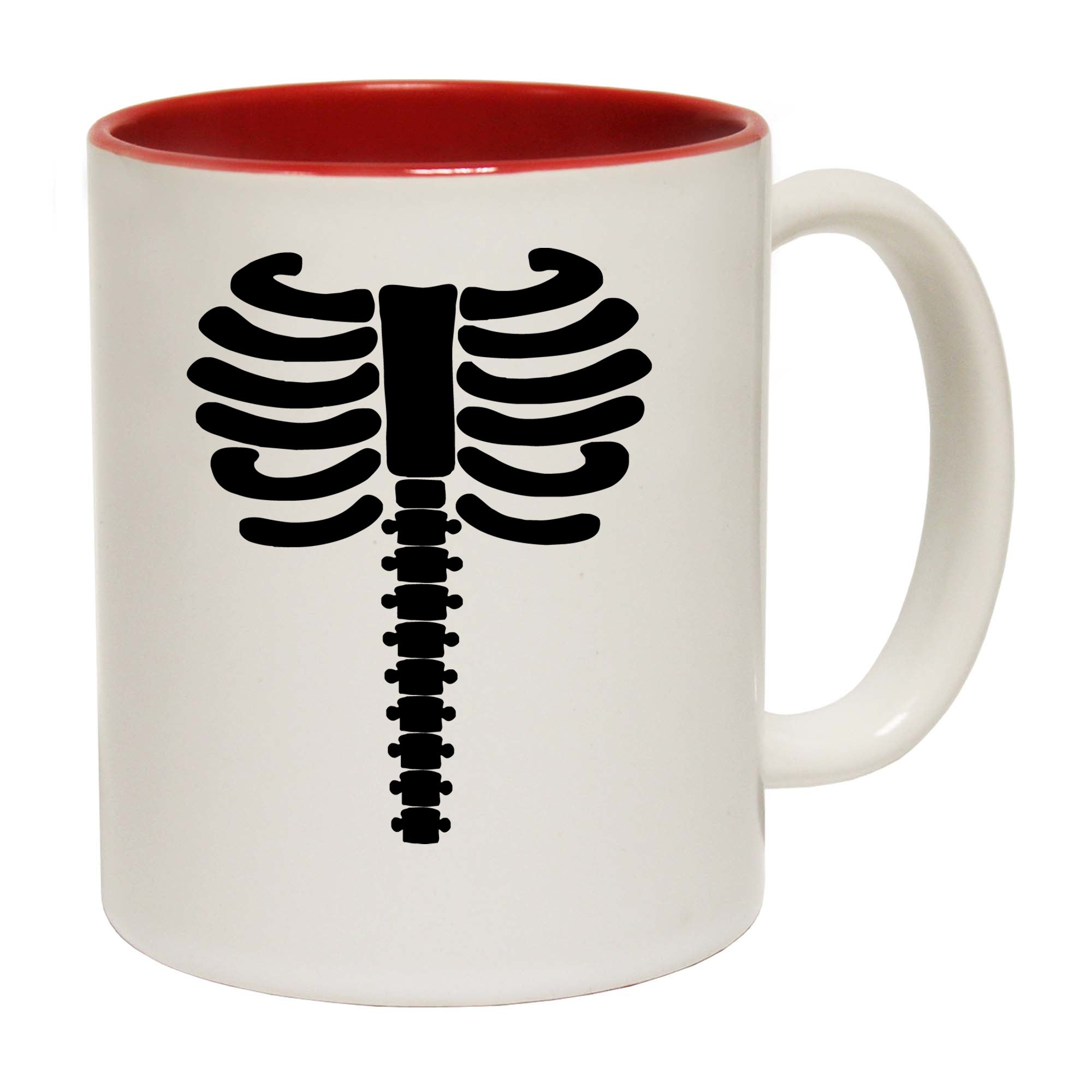Bones Ribs Spine Glow - Funny Coffee Mug