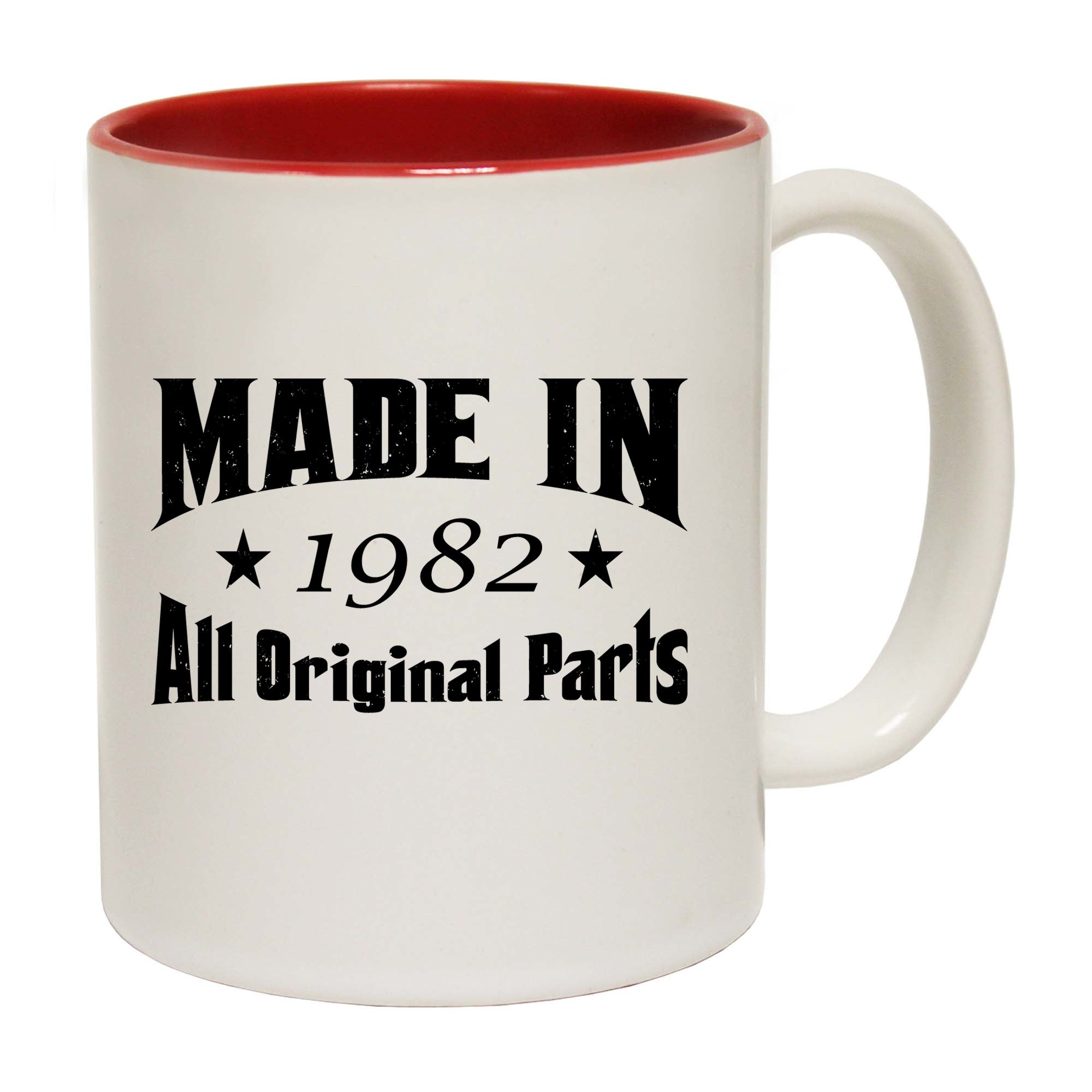 Made In All Original Parts Personalised Your Date - Funny Coffee Mug