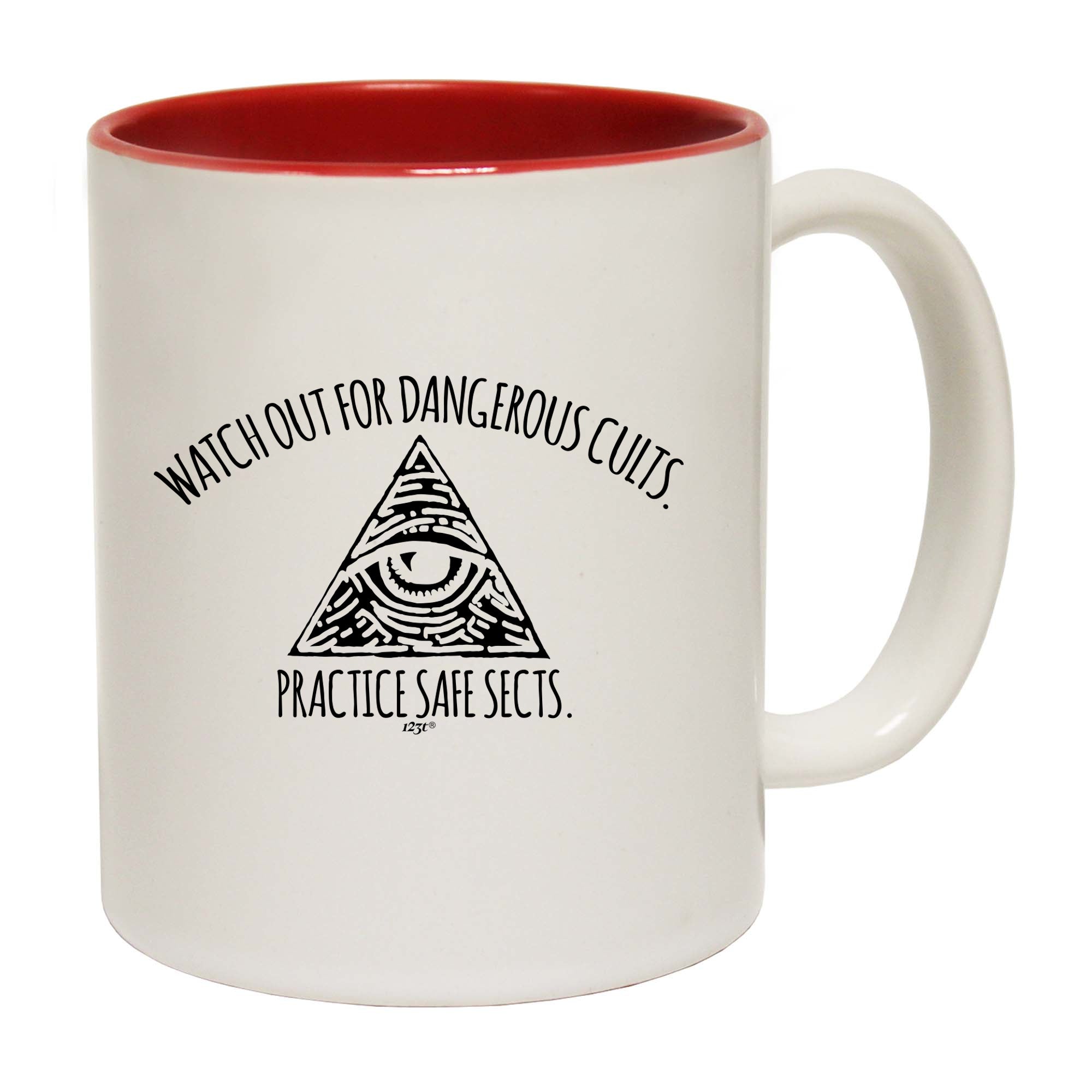 Watch Out For Dangerous Cults - Funny Coffee Mug