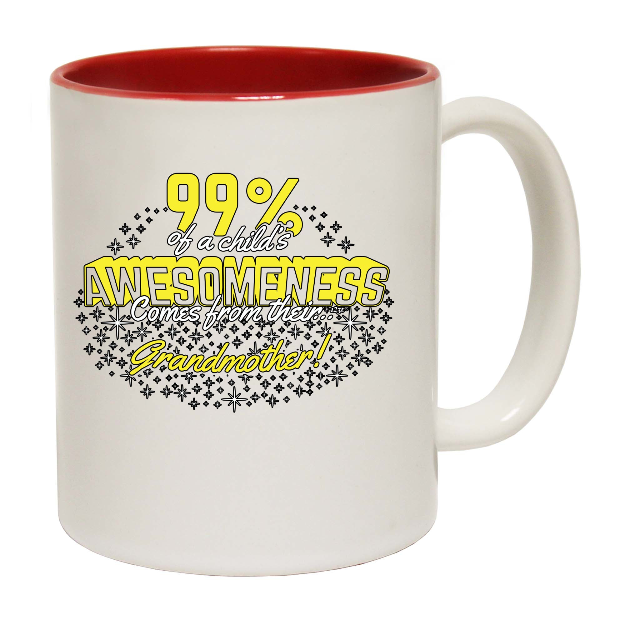 Grandmother 99 Percent Of Awesomeness Comes From - Funny Coffee Mug Cup