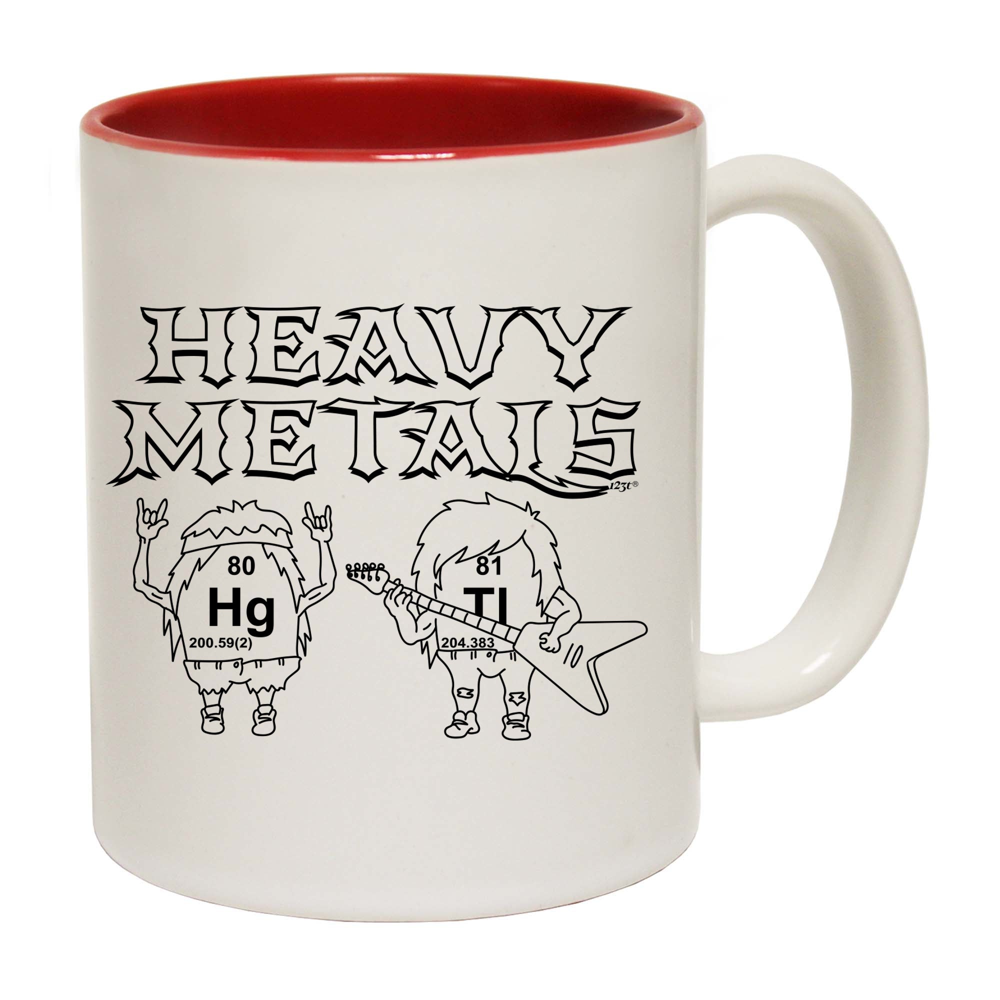 Heavy Metals Music Chemistry - Funny Coffee Mug Cup