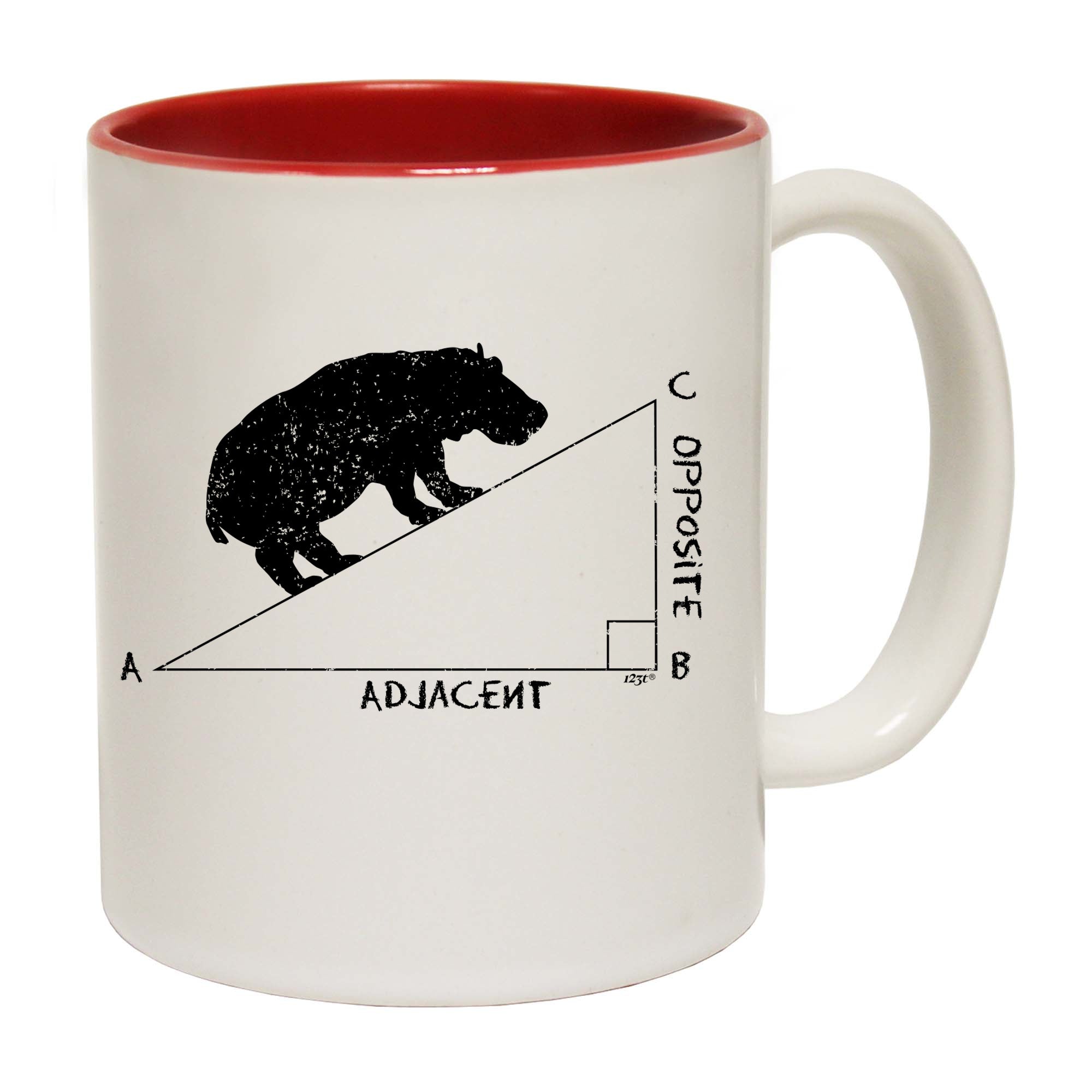 Hypotenuse Hippo Hippopotamus - Funny Coffee Mug Cup